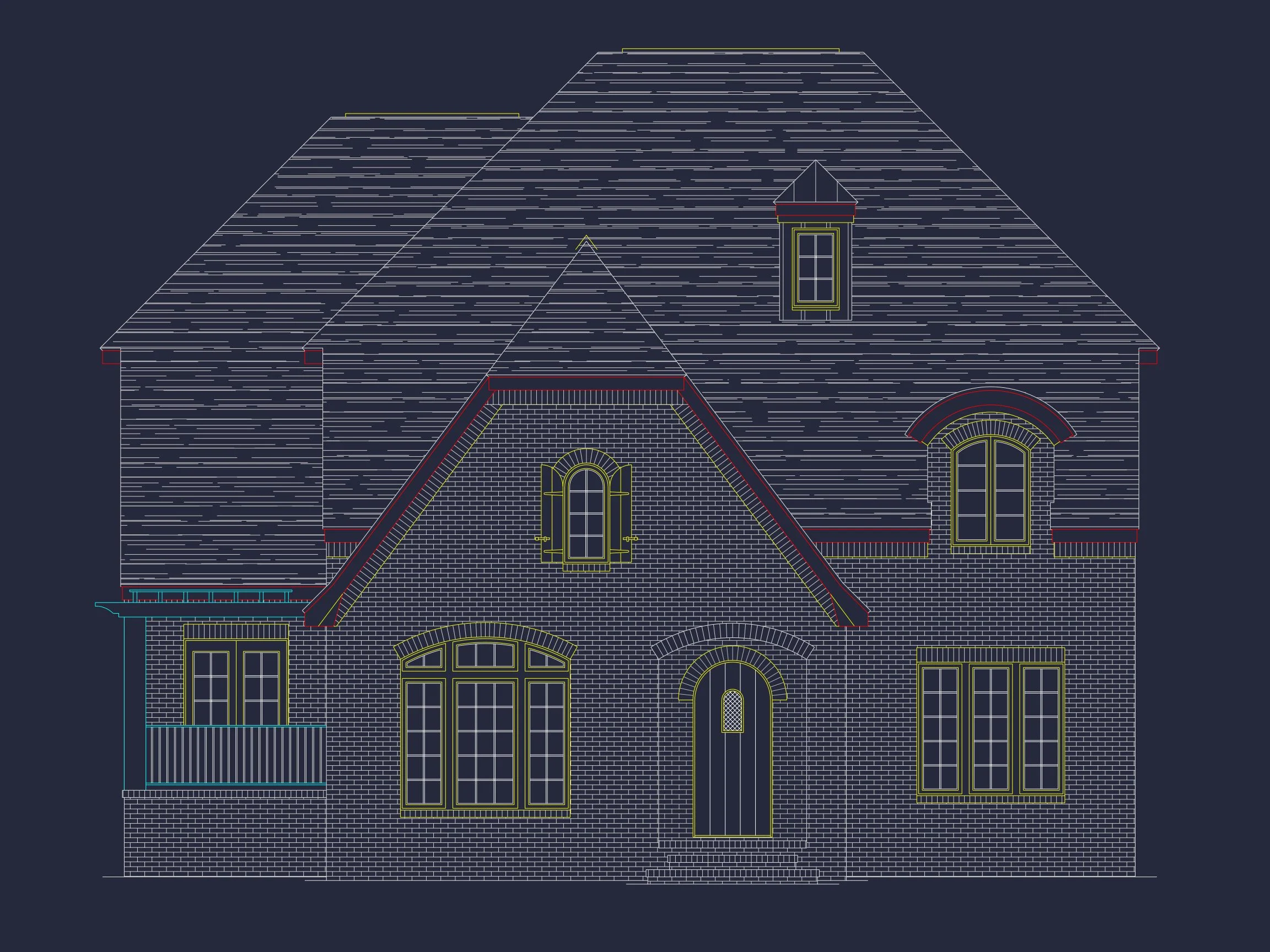 8-1160 HOUSE PLAN - French Country Luxury House Plan – 5 Beds, 3 Stories 27 Luxury 3-Story house Plan with 5 Beds, 5.5 Baths & Pool