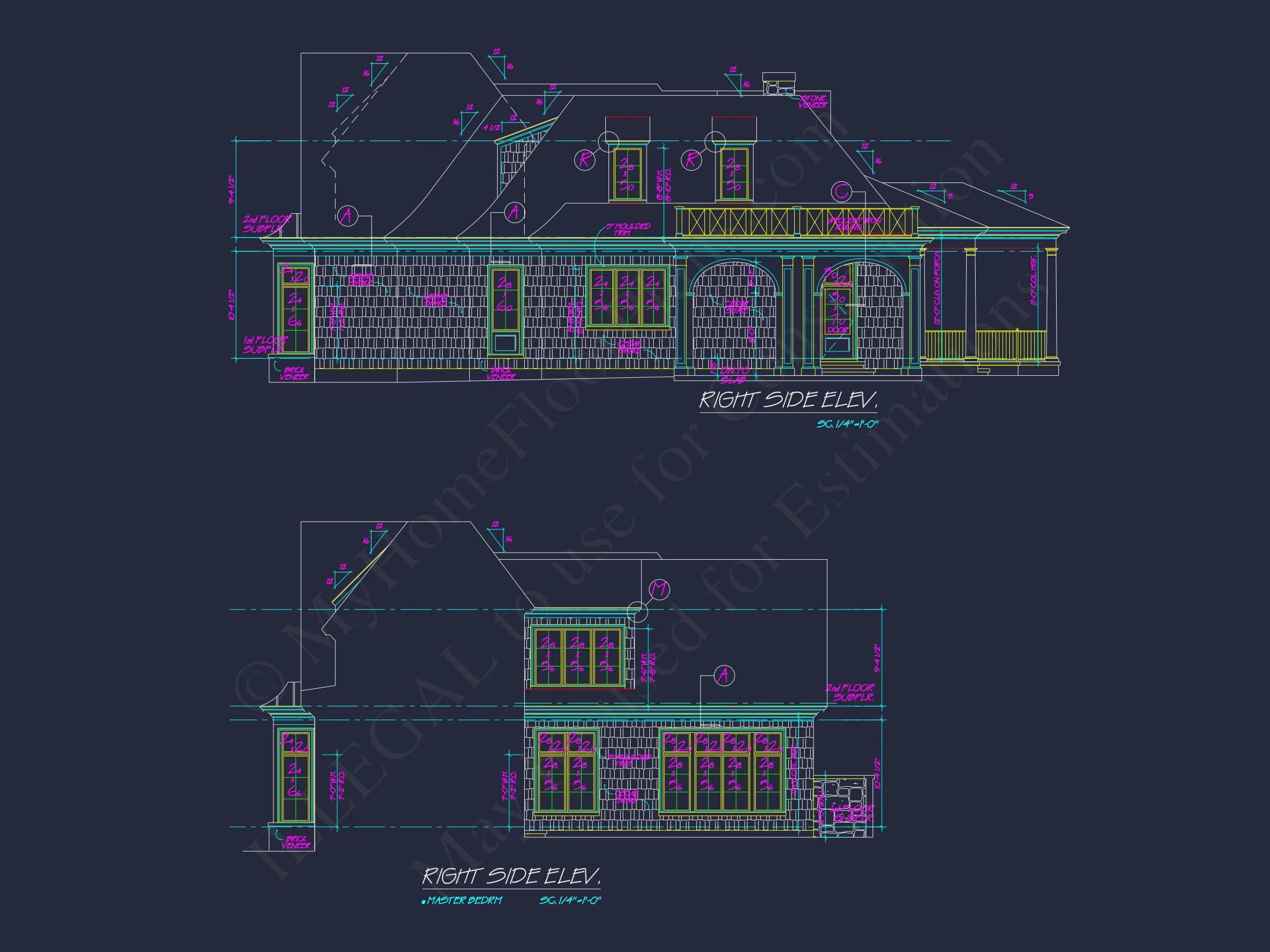 17-1717 HOUSE PLAN - Luxury House Plan with CAD Designs & French Country Charm 5 Luxury house Plan with CAD Designs & French Country Charm