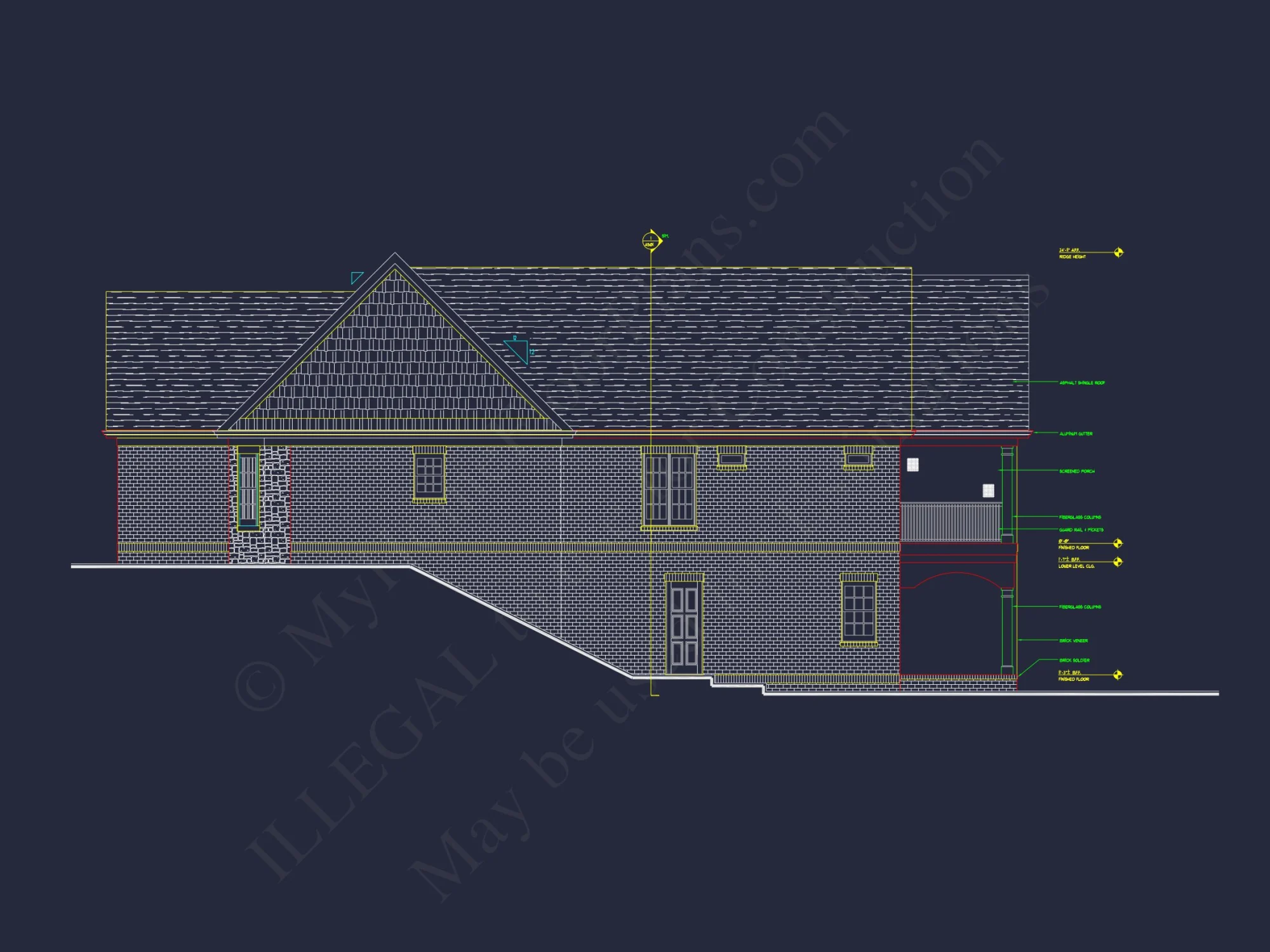 Stunning house Plan with Blueprint, CAD Designs & Features