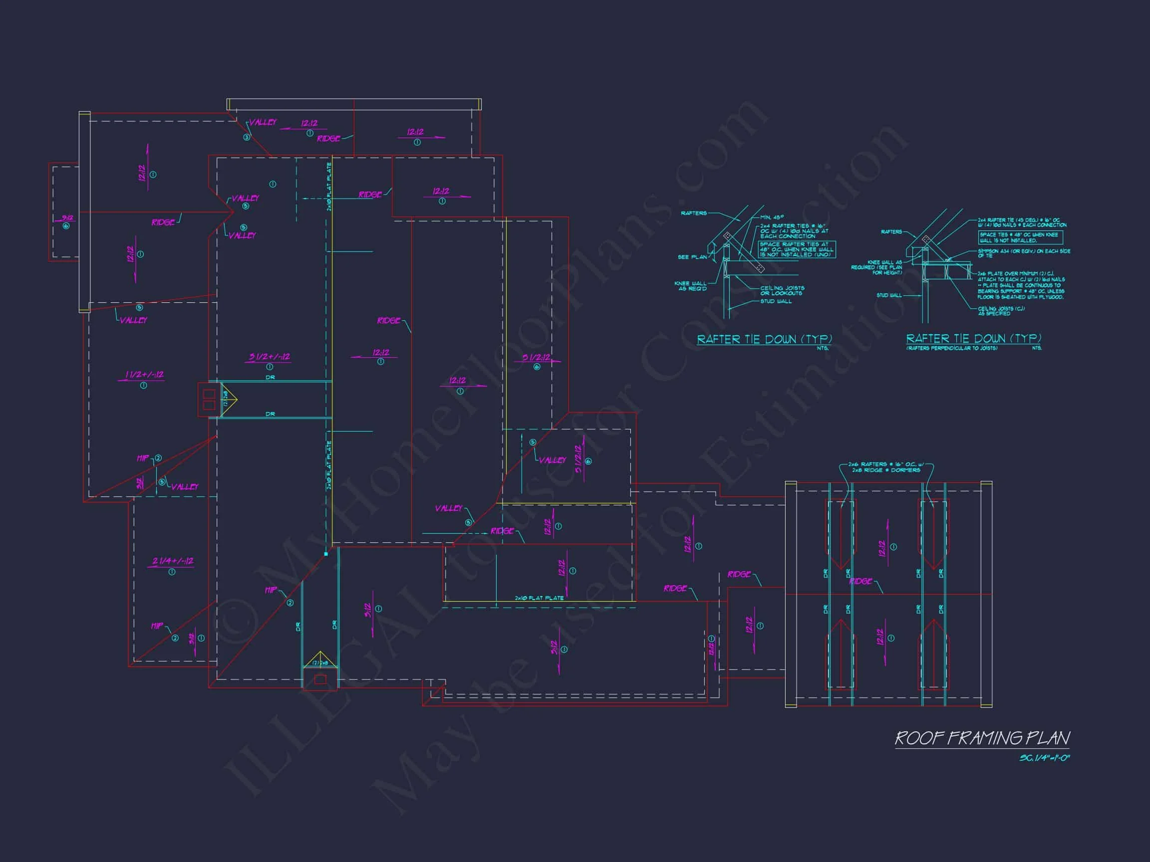 7-2213 HOUSE PLAN - French Country House Plan with 5 Bedrooms and Spacious CAD Design 14 French Country house Plan with 5 Bedrooms and Spacious CAD Design