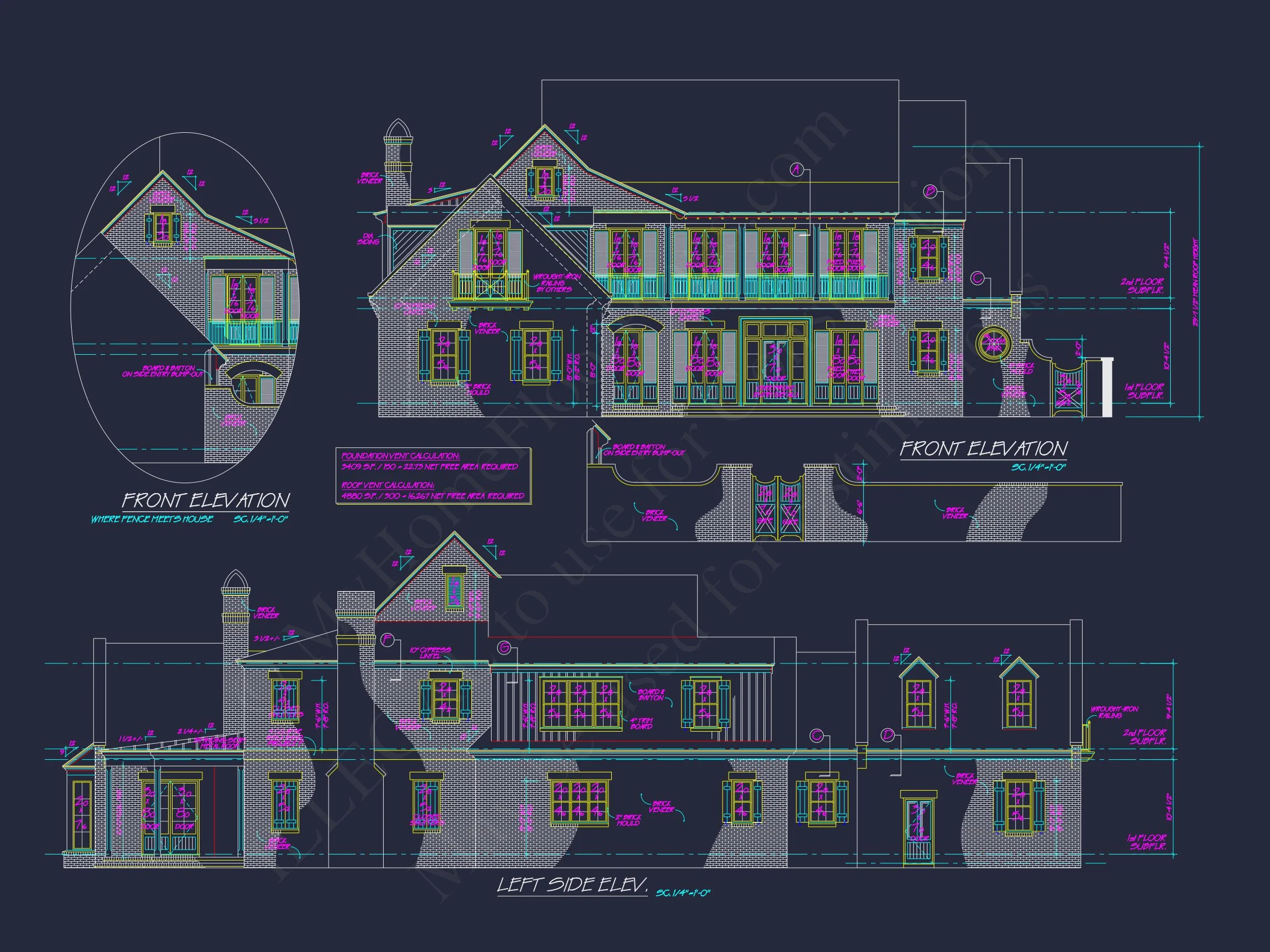 7-2213 HOUSE PLAN - French Country House Plan with 5 Bedrooms and Spacious CAD Design 2 French Country house Plan with 5 Bedrooms and Spacious CAD Design