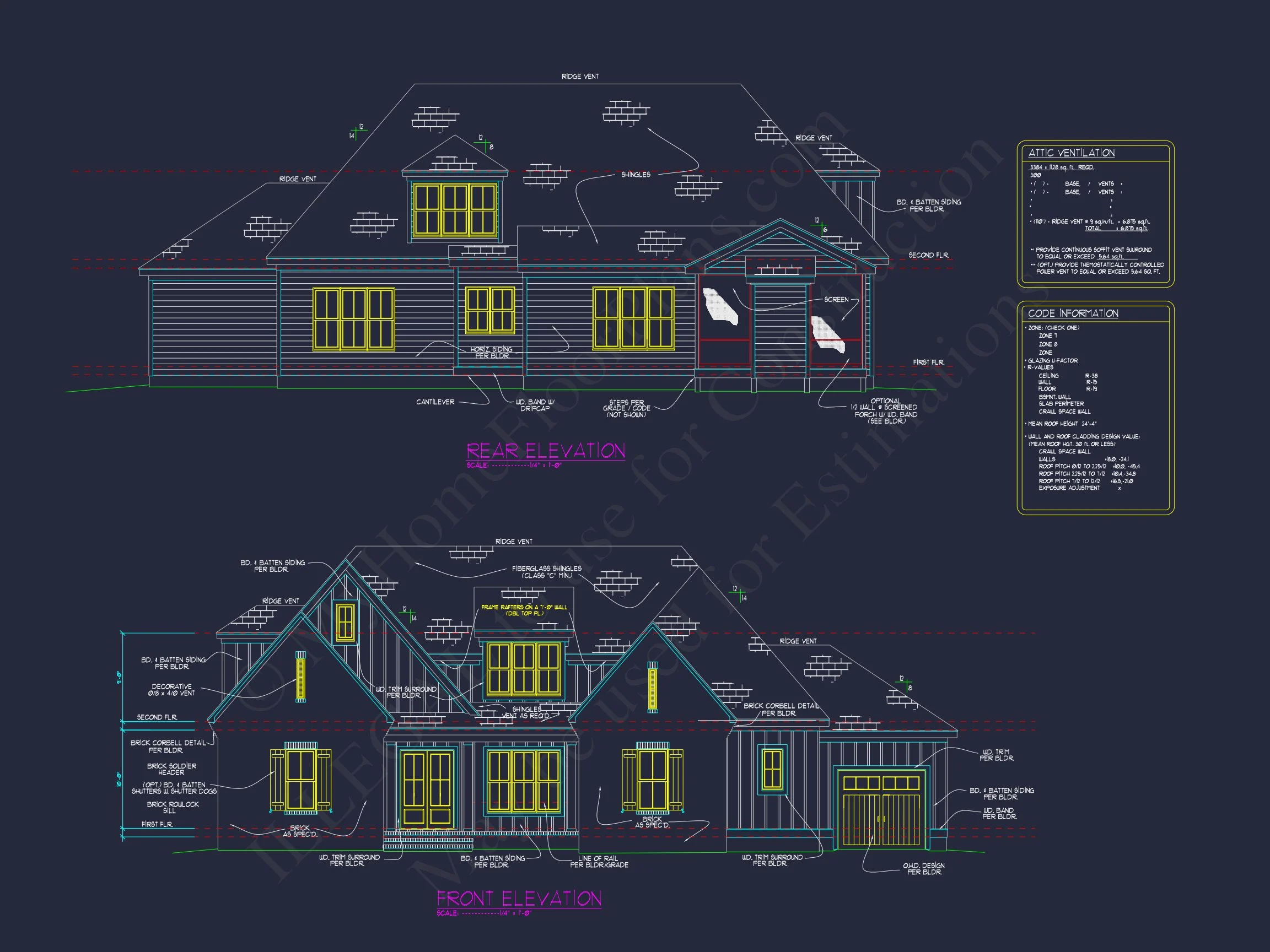20-2199C HOUSE PLAN - Spacious House Plan with 4 Bedrooms, CAD Designs & Blueprint 57 Spacious house Plan with 4 Bedrooms, CAD Designs & Blueprint