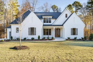 Colonial Farmhouse house Plan with Spacious Floor Designs