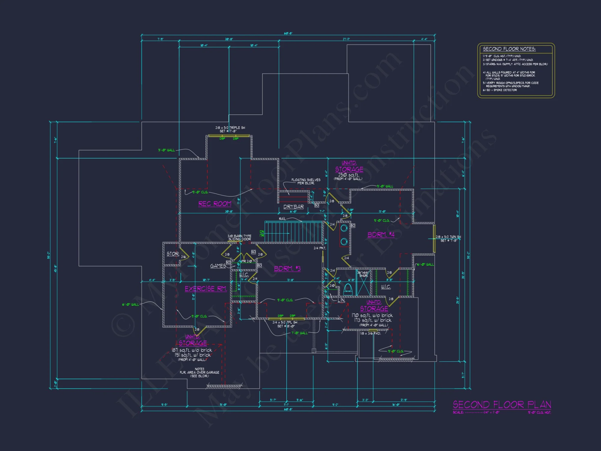 Modern house Plan with 2 Story Design & Spacious Floor Plans
