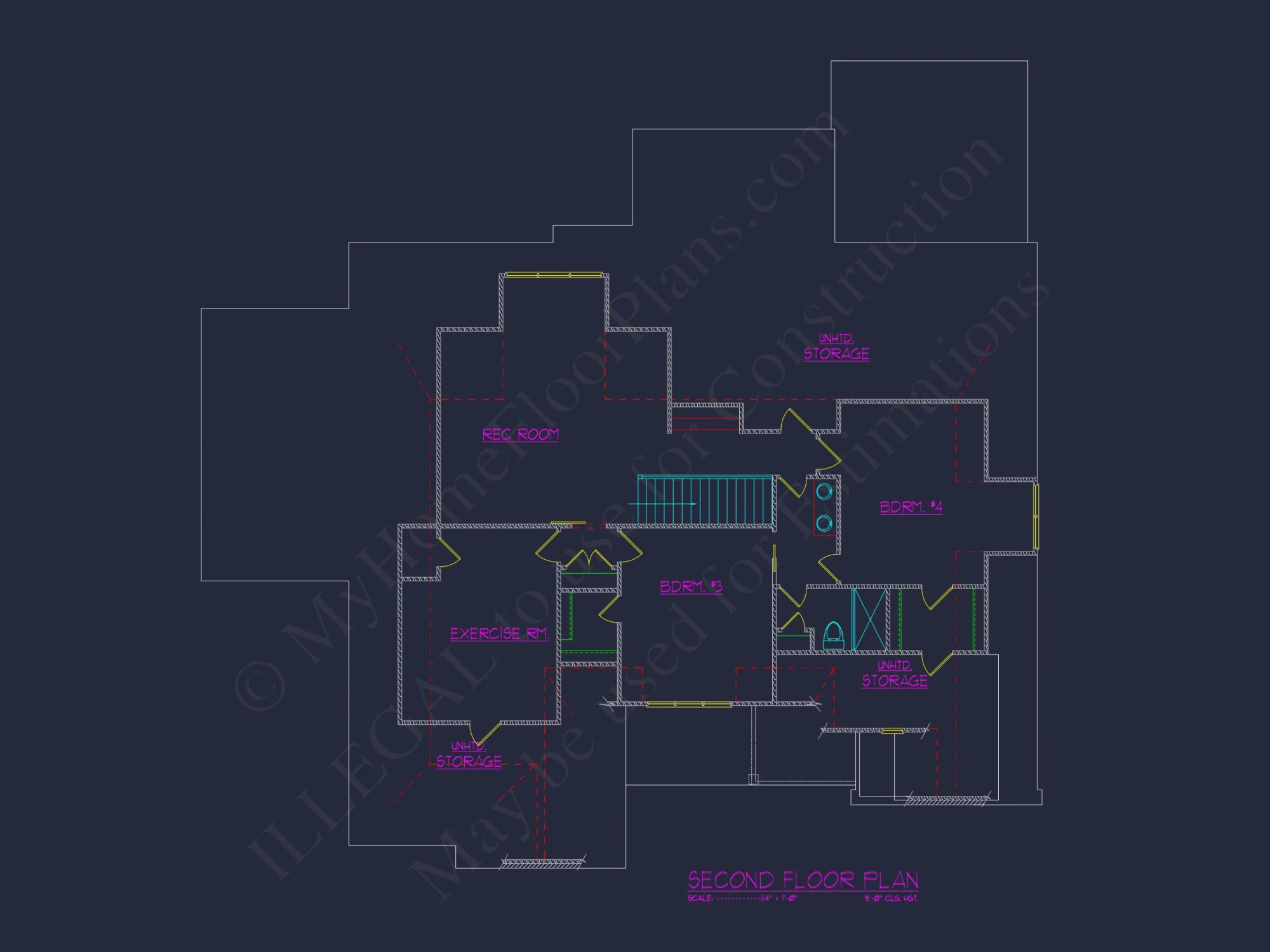 Modern house Plan with 2 Story Design & Spacious Floor Plans