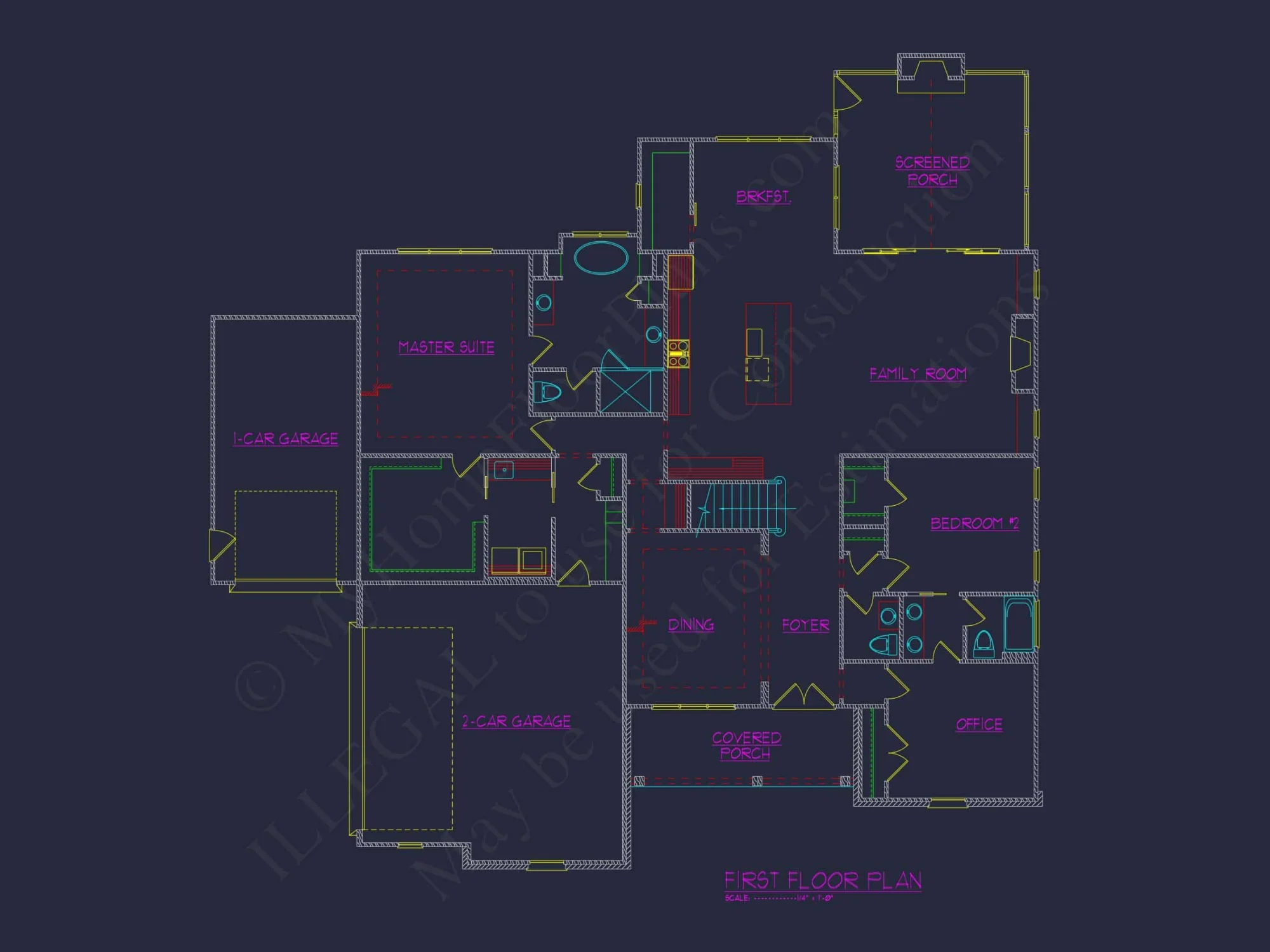 Modern house Plan with 2 Story Design & Spacious Floor Plans