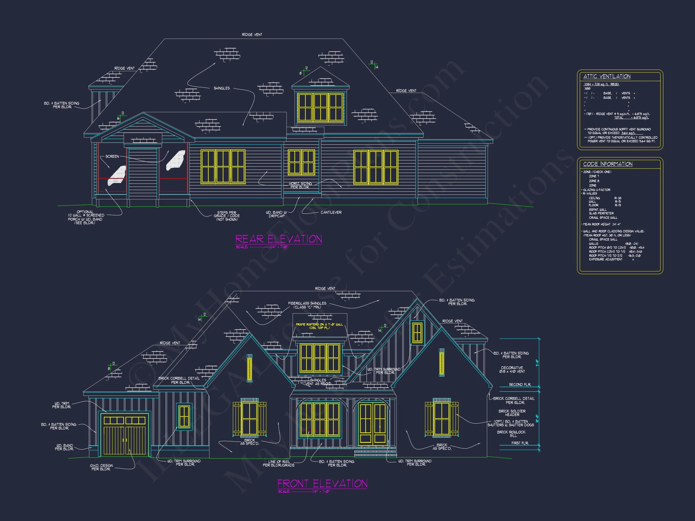 20-2199A HOUSE PLAN - Modern House Plan with 2 Story Design & Spacious Floor Plans 48 Modern house Plan with 2 Story Design & Spacious Floor Plans