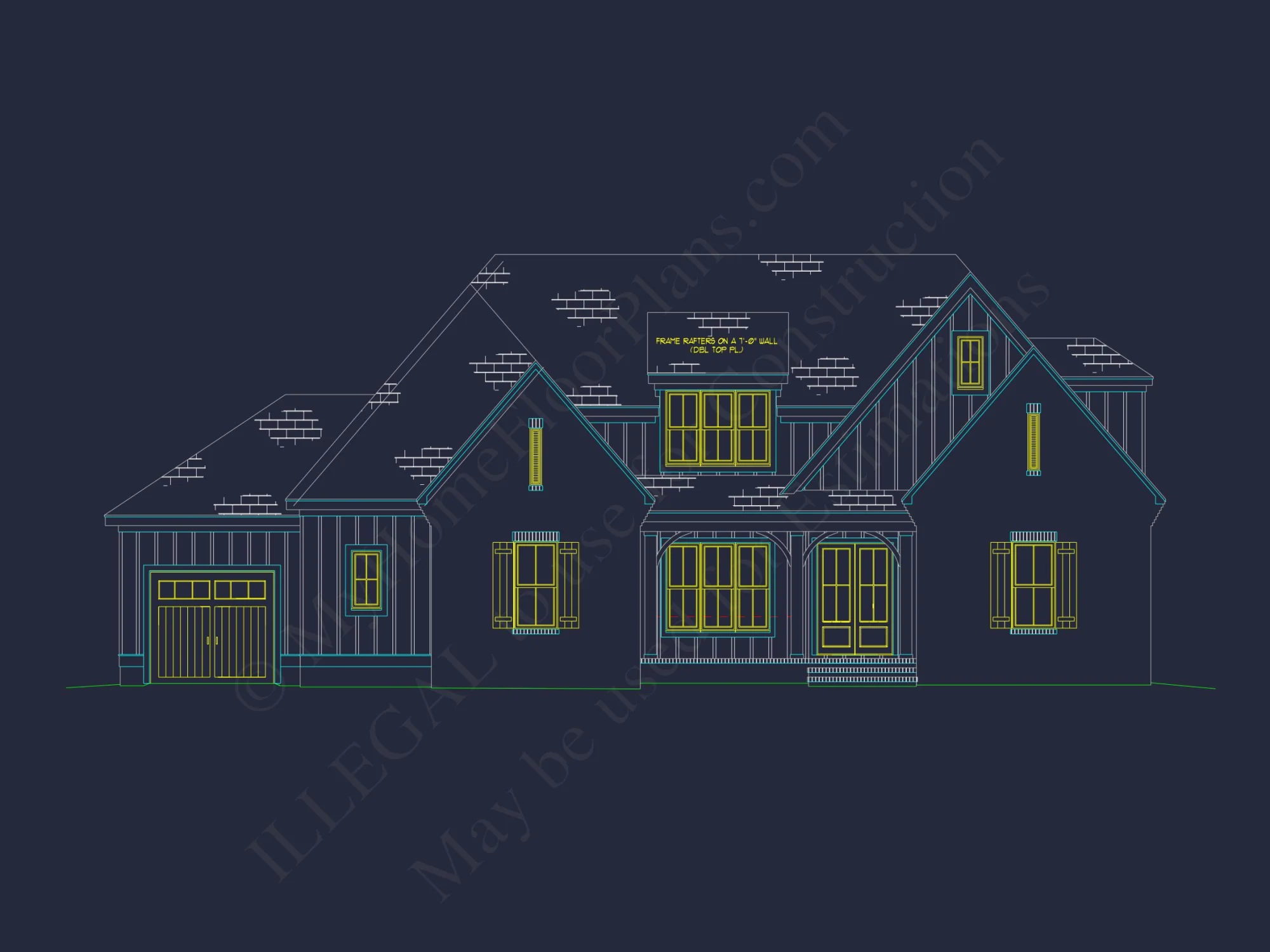 Modern house Plan with 2 Story Design & Spacious Floor Plans