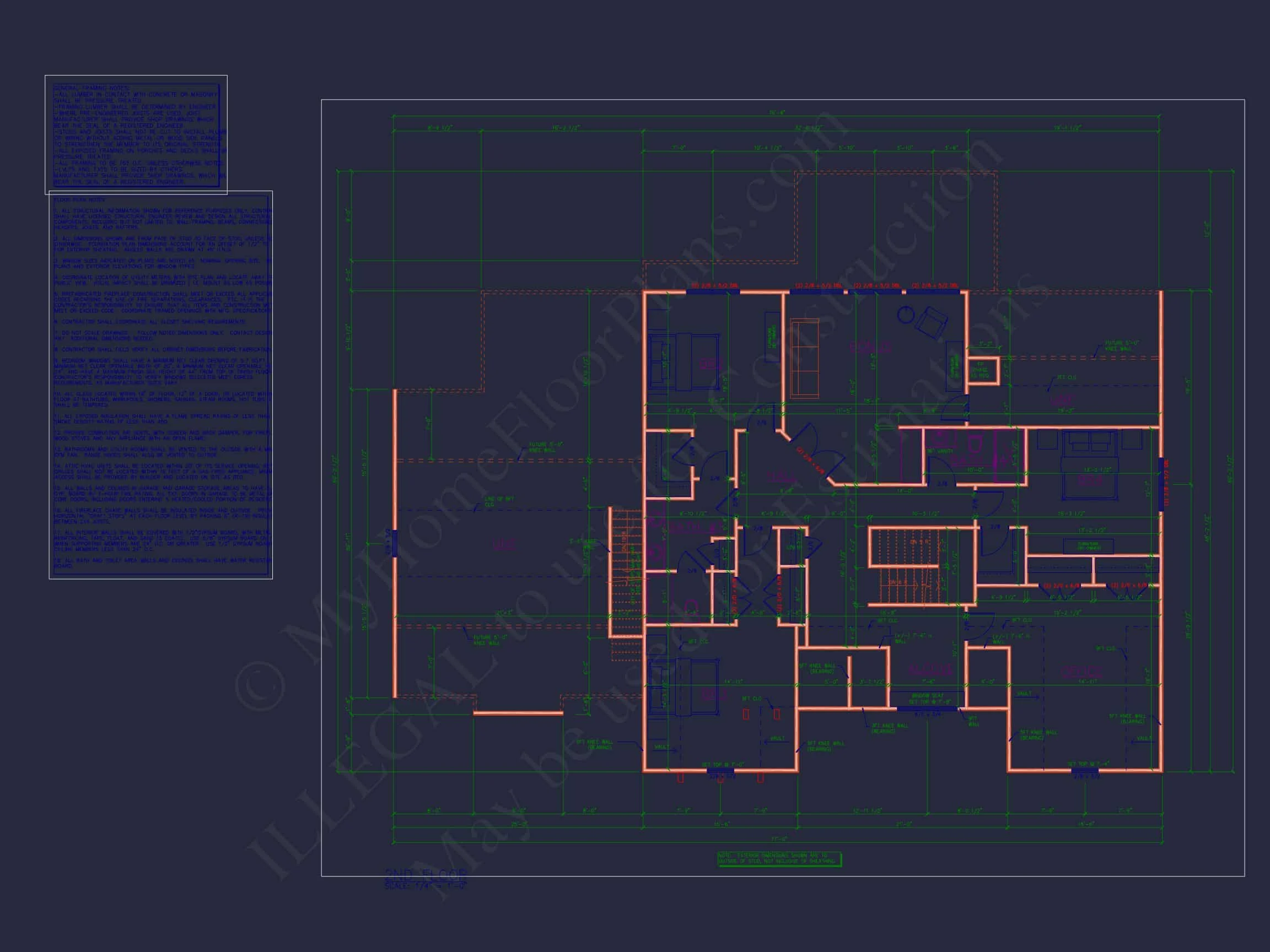 20-2128 HOUSE PLAN - Elegant House Plan with CAD Floor Designs and Architecture 44 Elegant house Plan with CAD Floor Designs and Architecture
