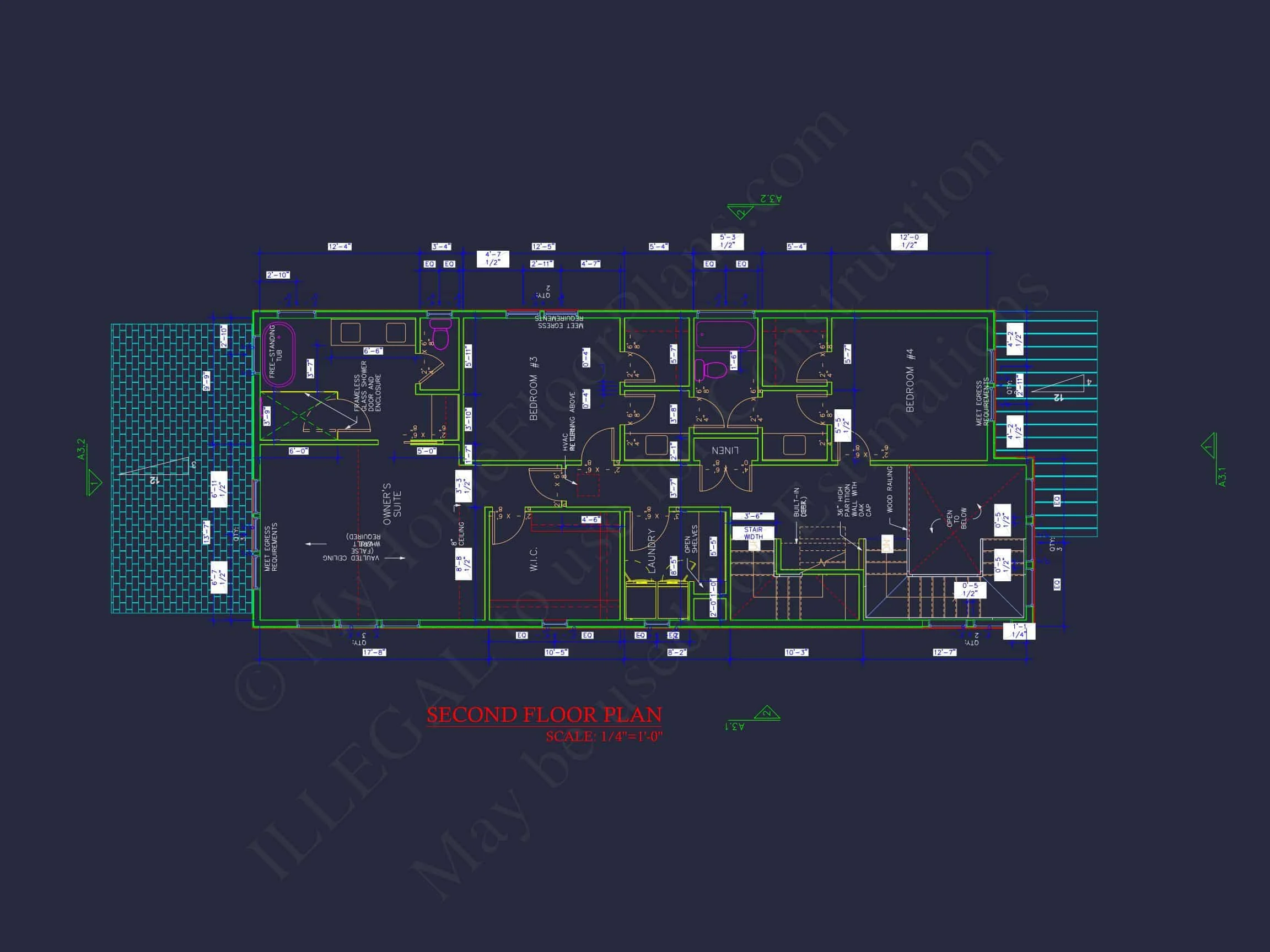 20-2094 HOUSE PLAN - Versatile Modern House Design with Floor Plan and CAD Blueprint 8 Versatile Modern house Design with Floor Plan and CAD Blueprint
