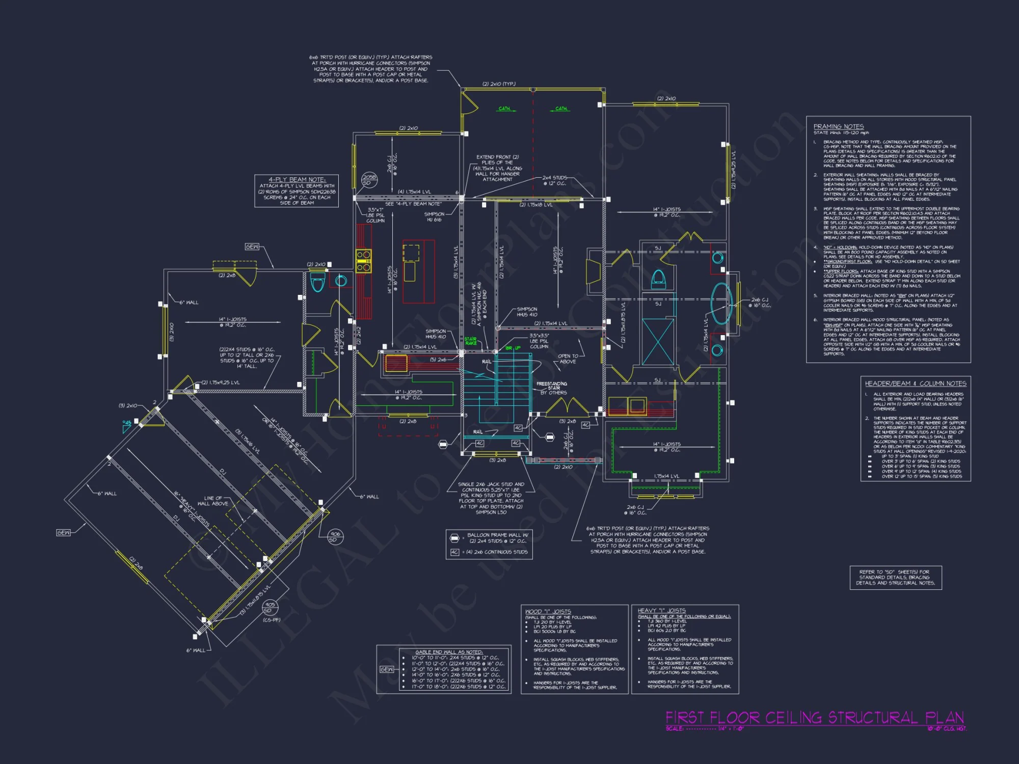 Elegant Craftsman house Plan with Spacious Floor Plan & CAD