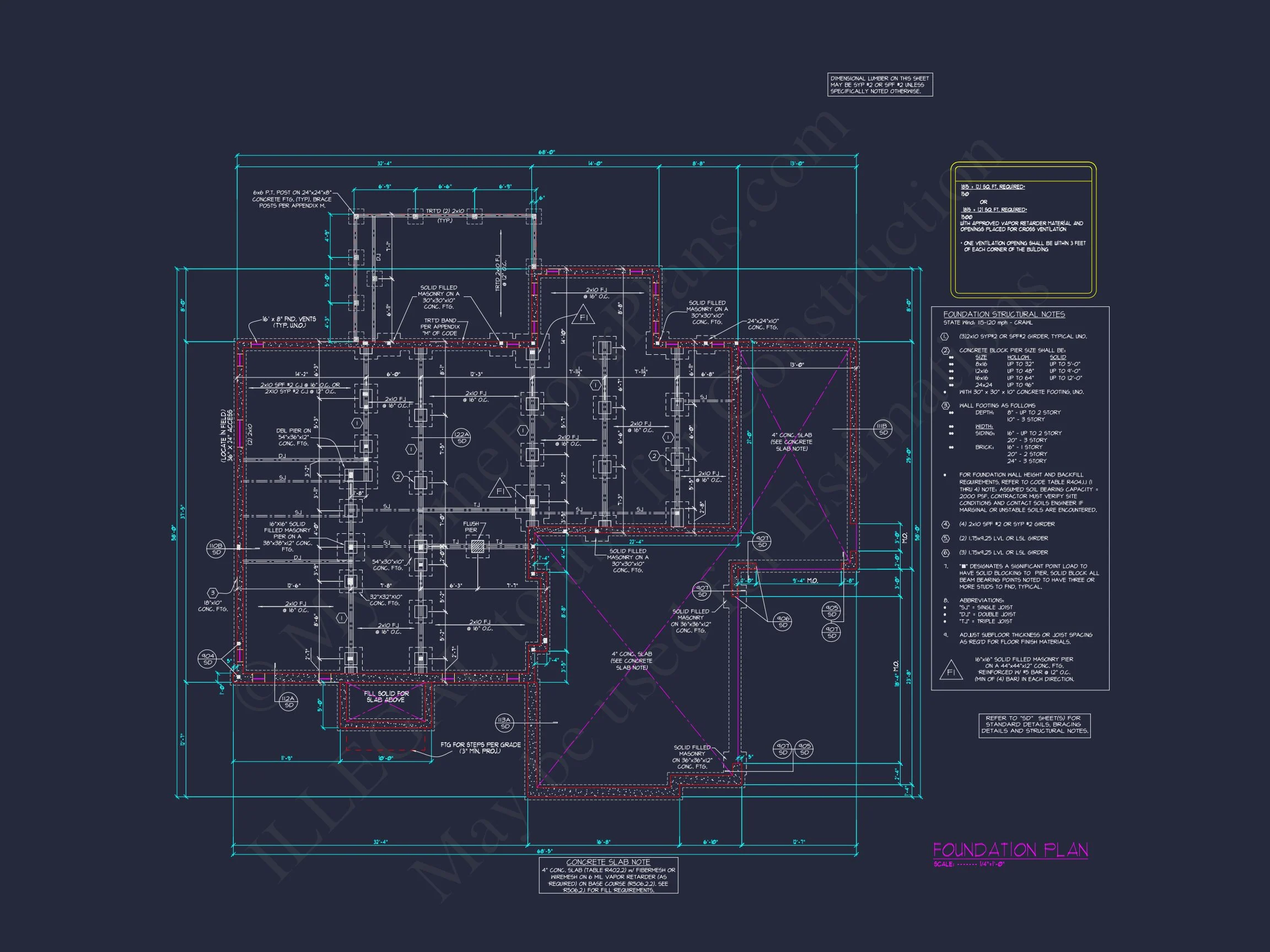 20-1846A HOUSE PLAN - Modern Suburban House Plan with Detailed Blueprint Designs 38 Modern Suburban house Plan with Detailed Blueprint Designs