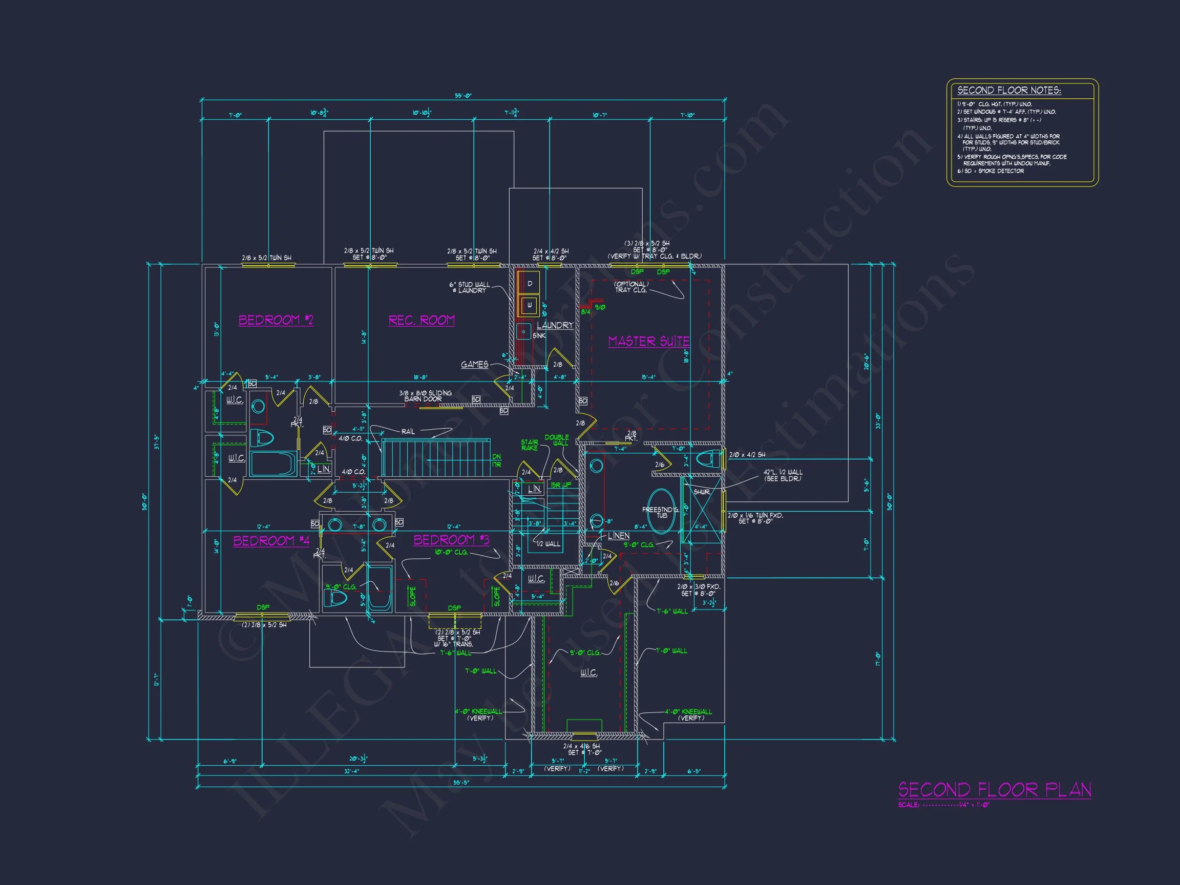 20-1846A HOUSE PLAN - Modern Suburban House Plan with Detailed Blueprint Designs 36 Modern Suburban house Plan with Detailed Blueprint Designs
