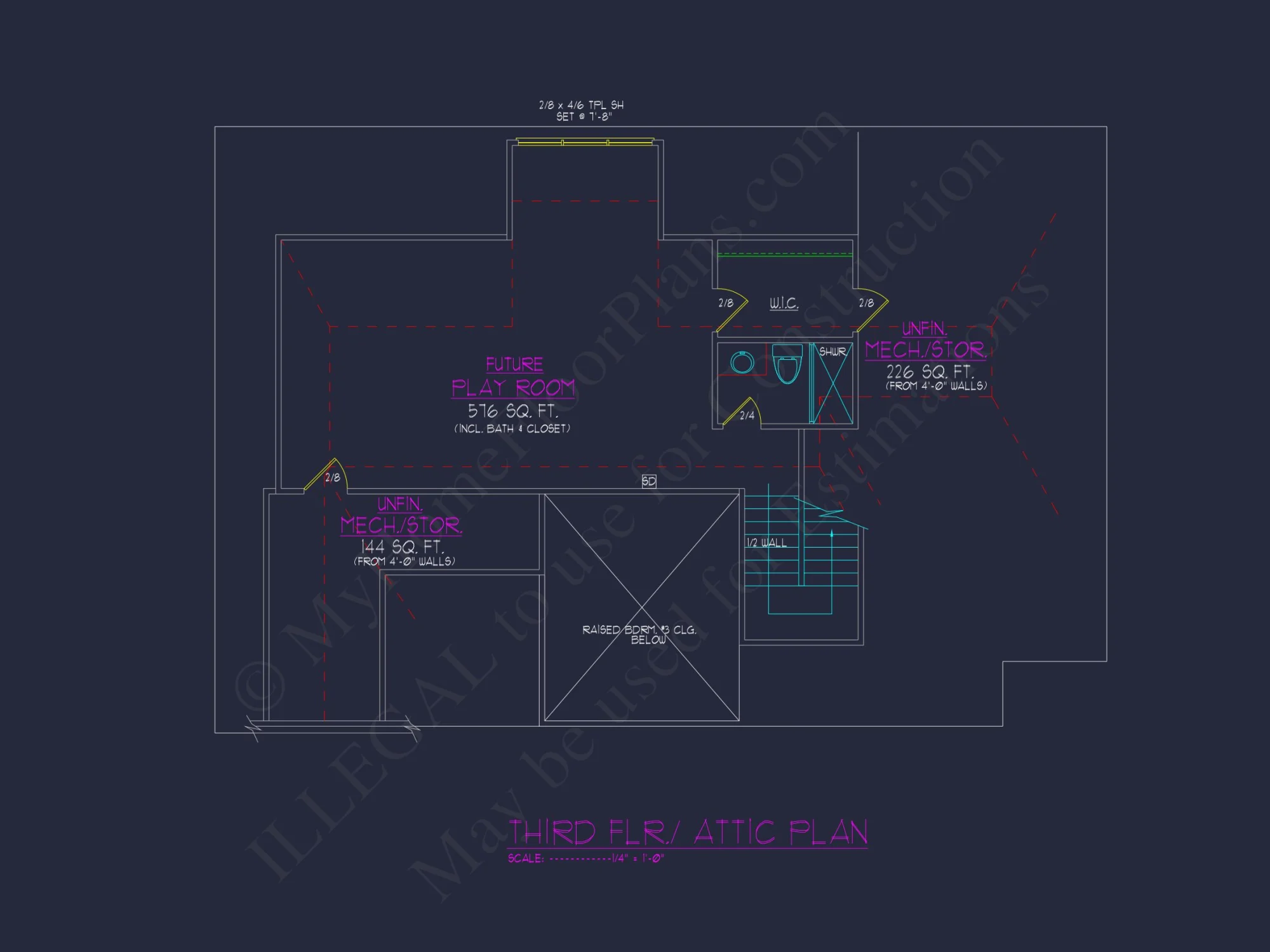 Modern Suburban house Plan with Detailed Blueprint Designs