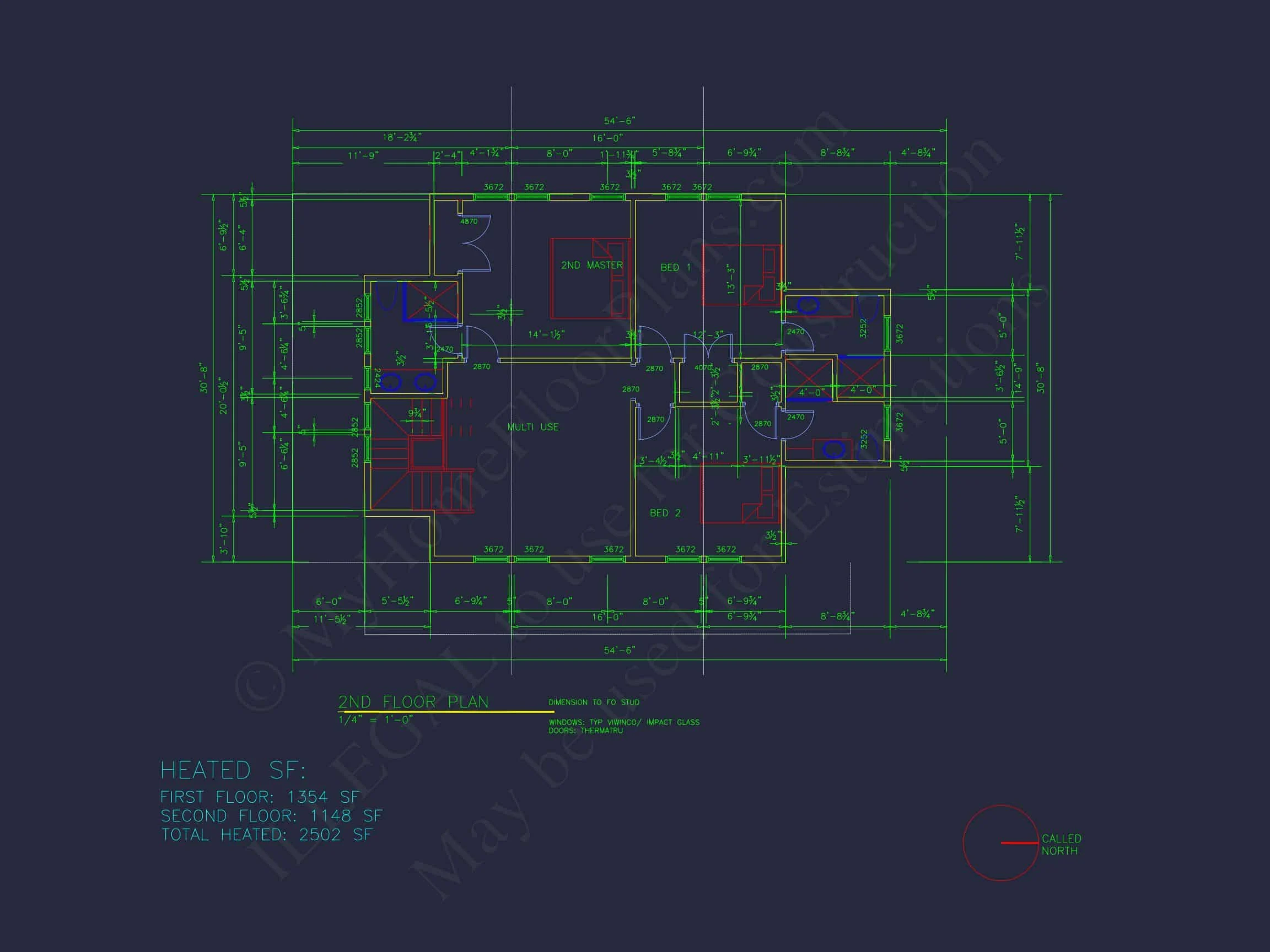 20-1726 HOUSE PLAN - Architectural House Design Blueprint with 2 Floors and CAD 7 Architectural house Design Blueprint with 2 Floors and CAD