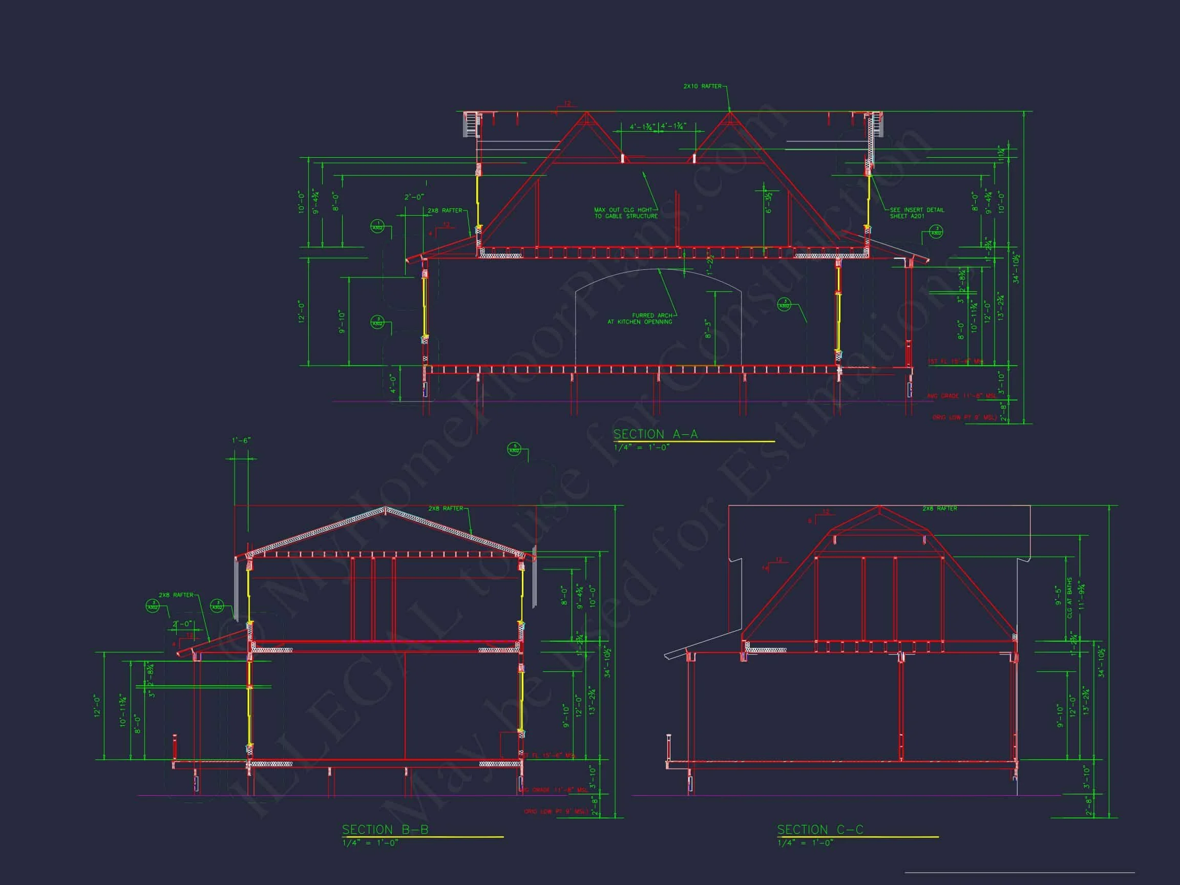 20-1726 HOUSE PLAN - Architectural House Design Blueprint with 2 Floors and CAD 4 Architectural house Design Blueprint with 2 Floors and CAD