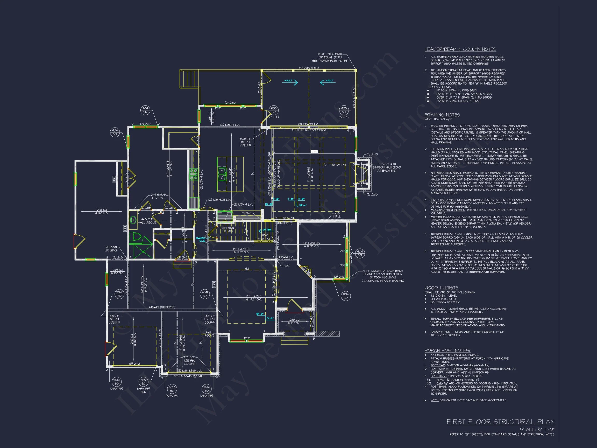 20-1450 HOUSE PLAN - Modern Craftsman House Plan with 4 Bedrooms and Spacious Floor Designs 18 Modern Craftsman house Plan with 4 Bedrooms and Spacious Floor Designs