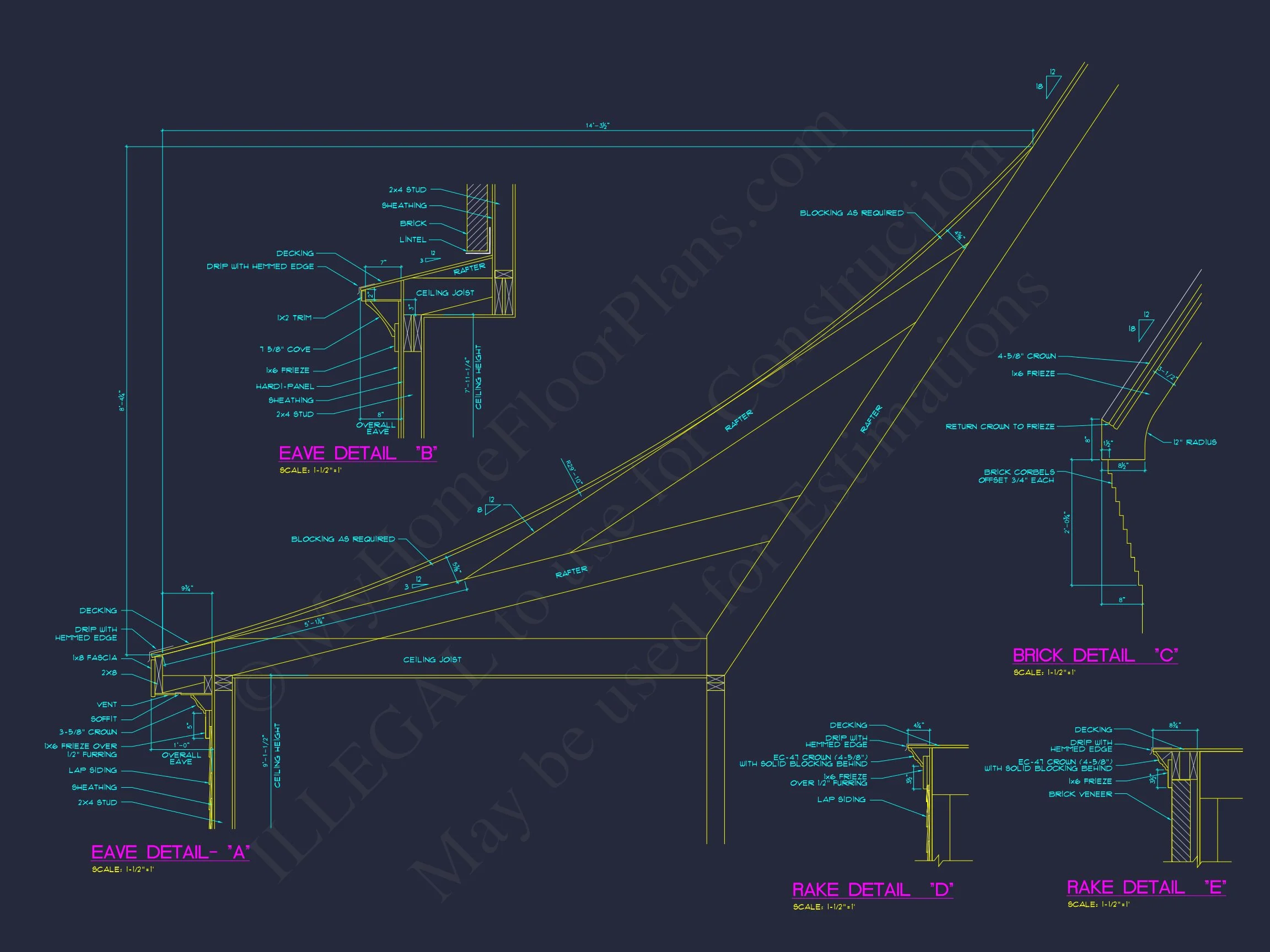 20-1450 HOUSE PLAN - Modern Craftsman House Plan with 4 Bedrooms and Spacious Floor Designs 13 Modern Craftsman house Plan with 4 Bedrooms and Spacious Floor Designs