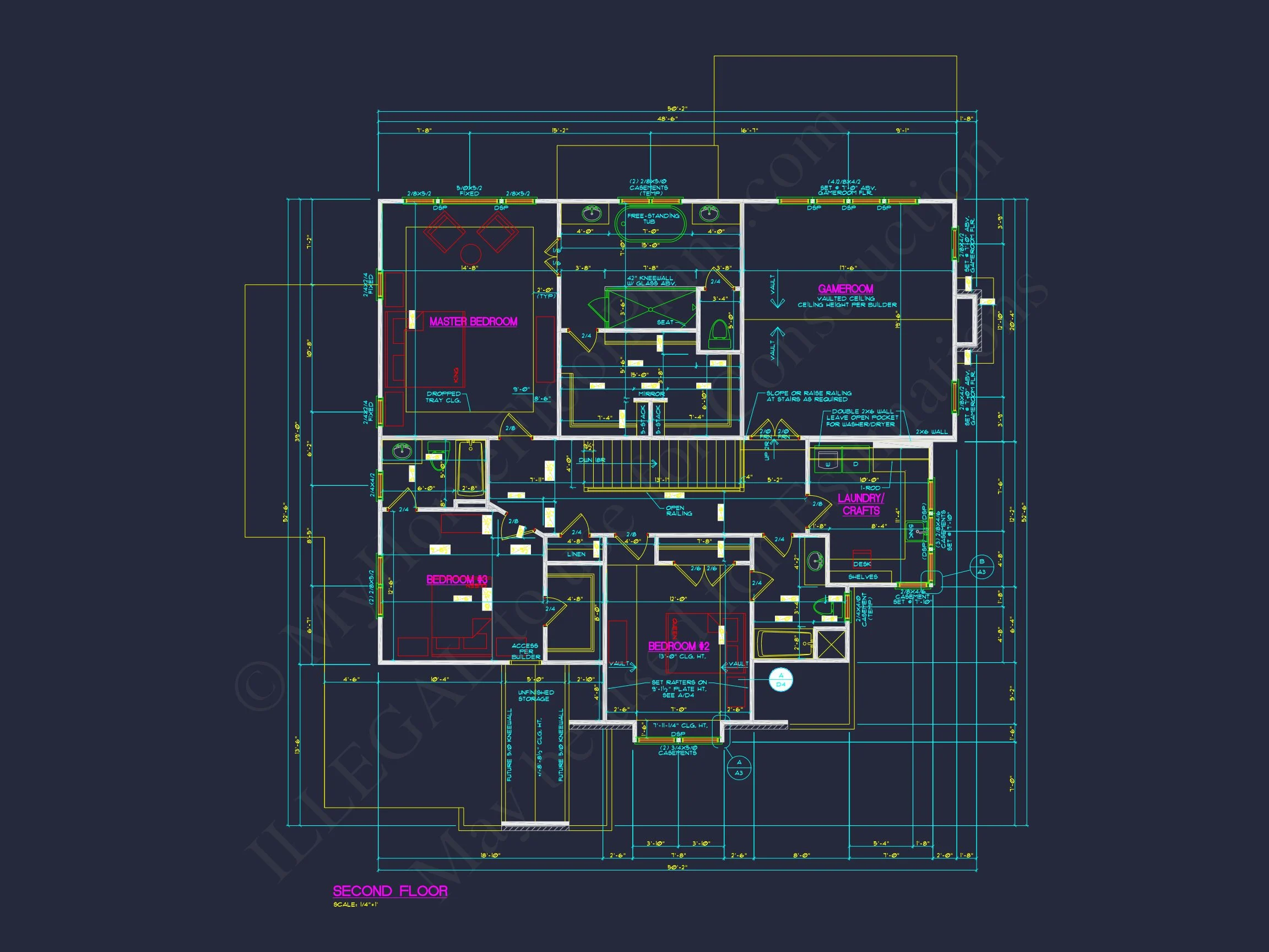 20-1450 HOUSE PLAN - Modern Craftsman House Plan with 4 Bedrooms and Spacious Floor Designs 10 Modern Craftsman house Plan with 4 Bedrooms and Spacious Floor Designs