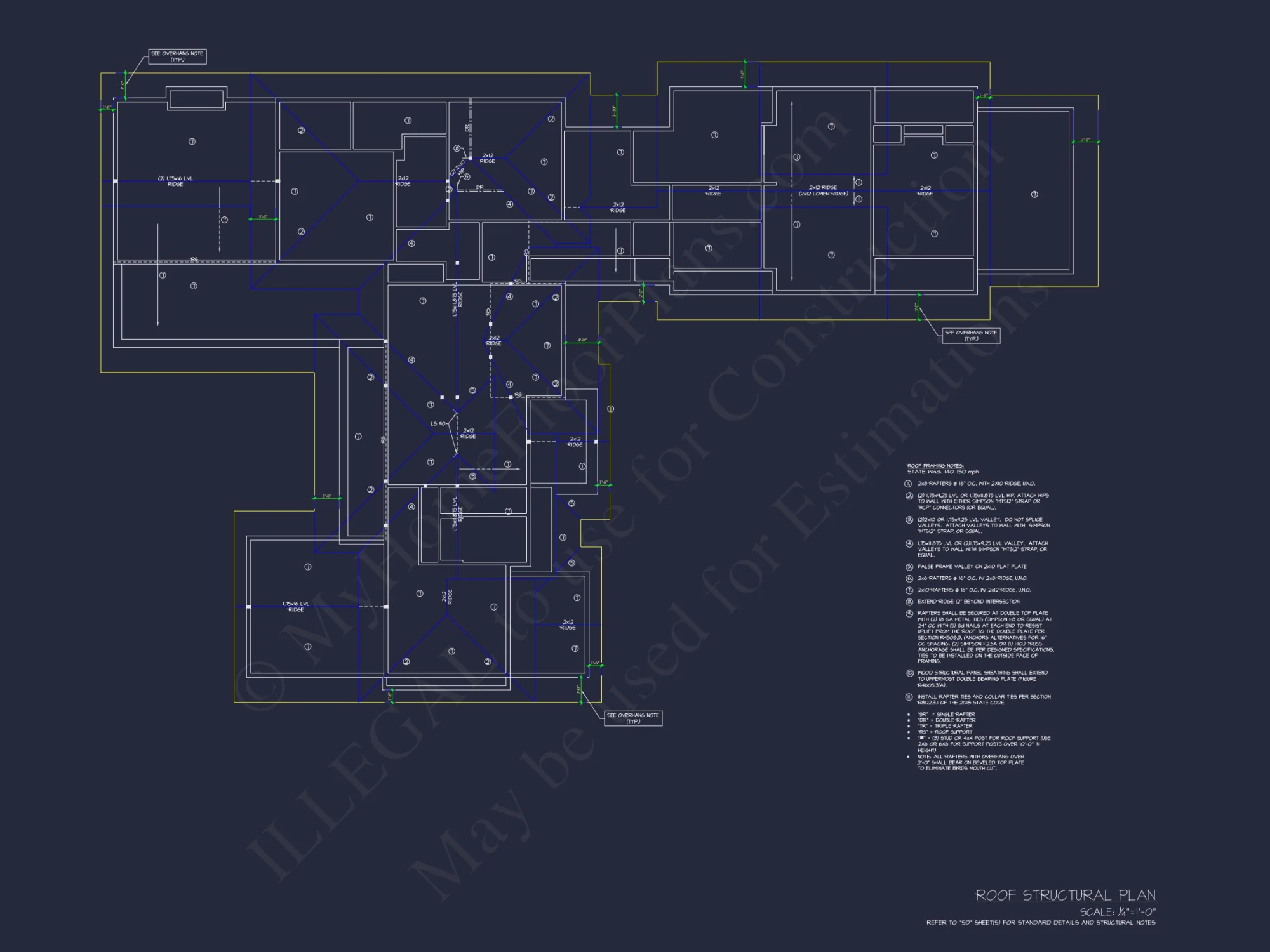 Luxurious house Floor Plan with 4 Bedrooms