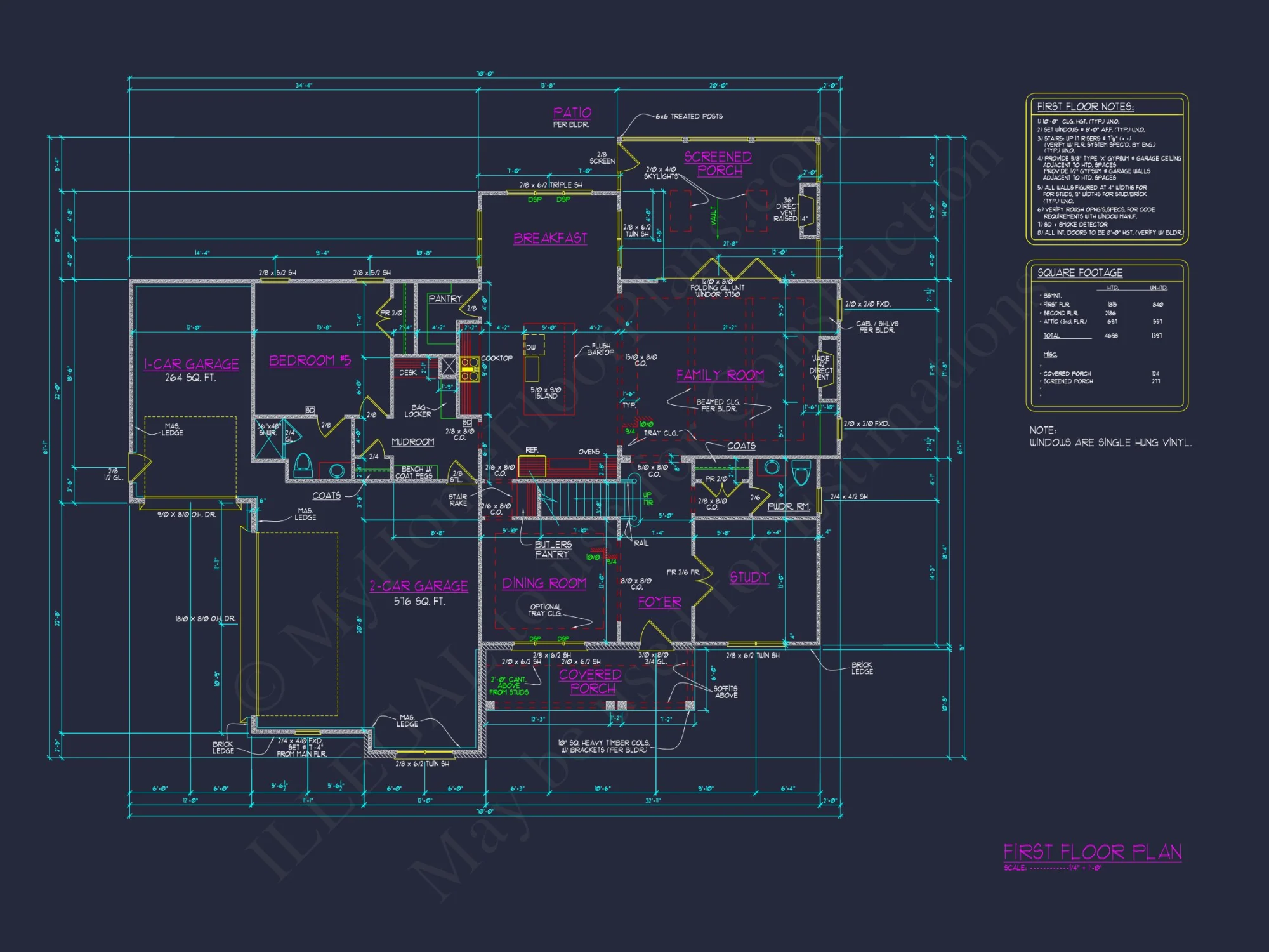 Modern Suburban house Plan with Spacious Layout and CAD Design