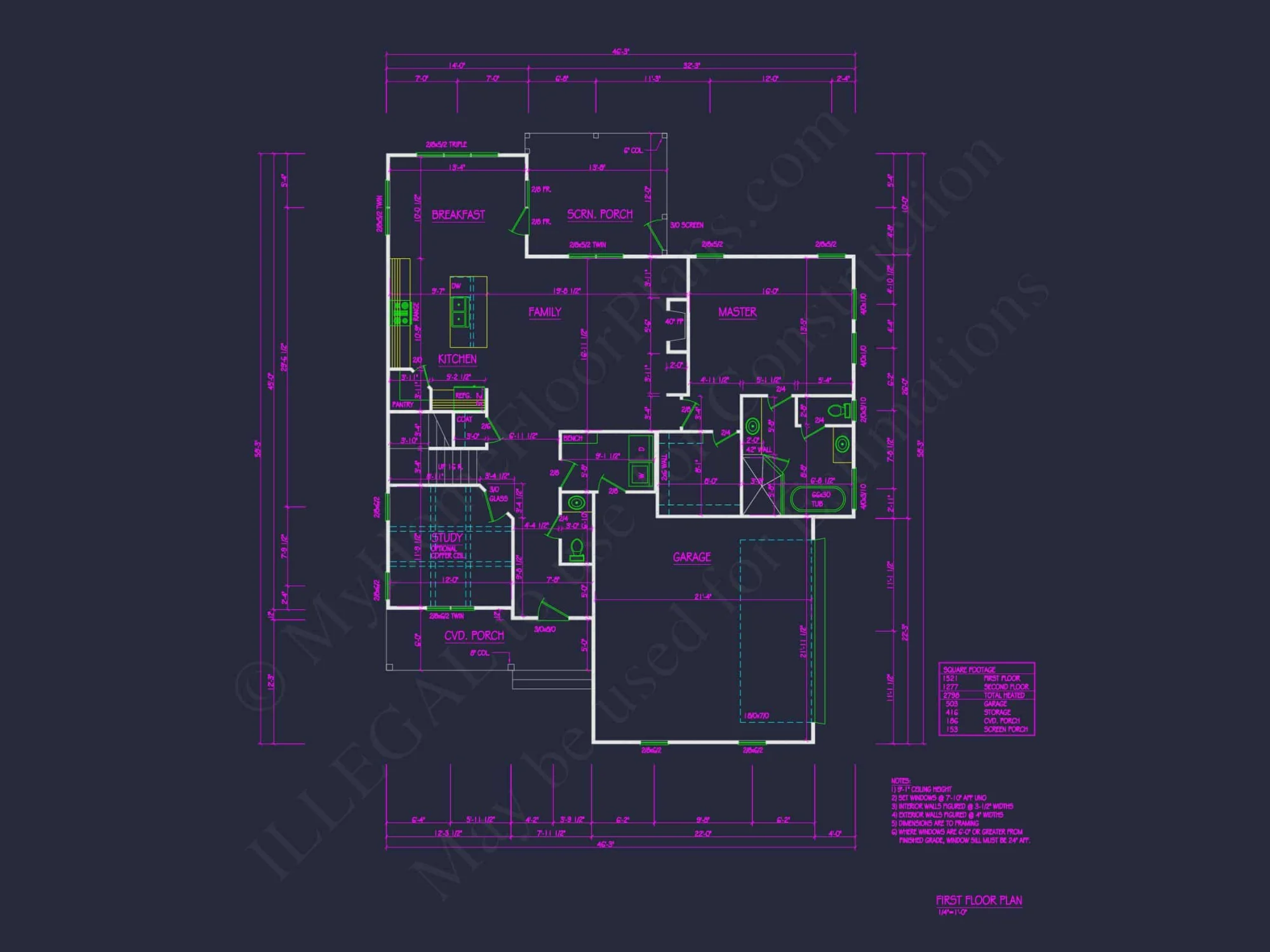 Modern Architectural house Plan with 2 Floors and 4 Beds