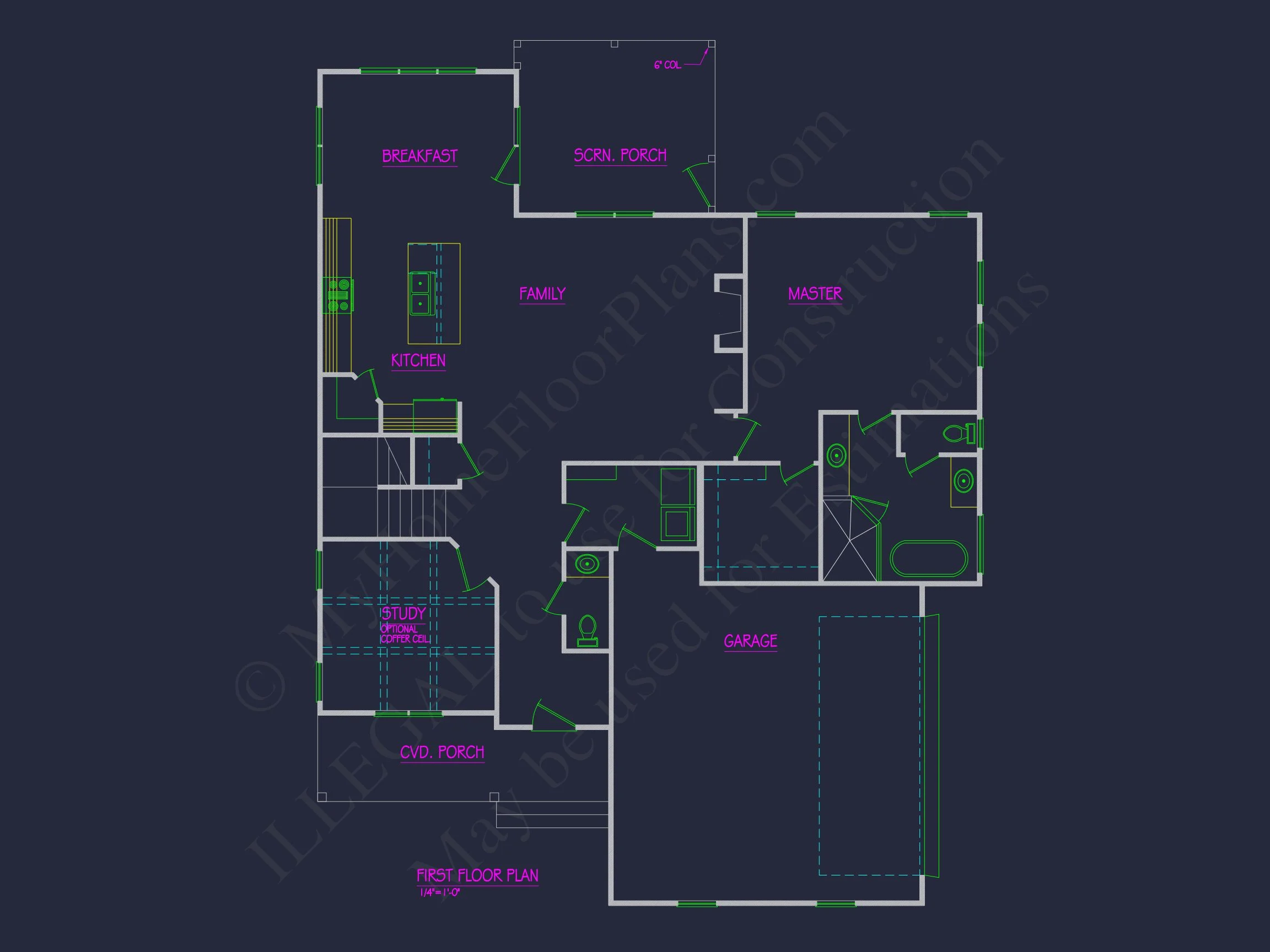 20-1280 HOUSE PLAN - Modern Architectural House Plan with 2 Floors and 4 Beds 33 Modern Architectural house Plan with 2 Floors and 4 Beds