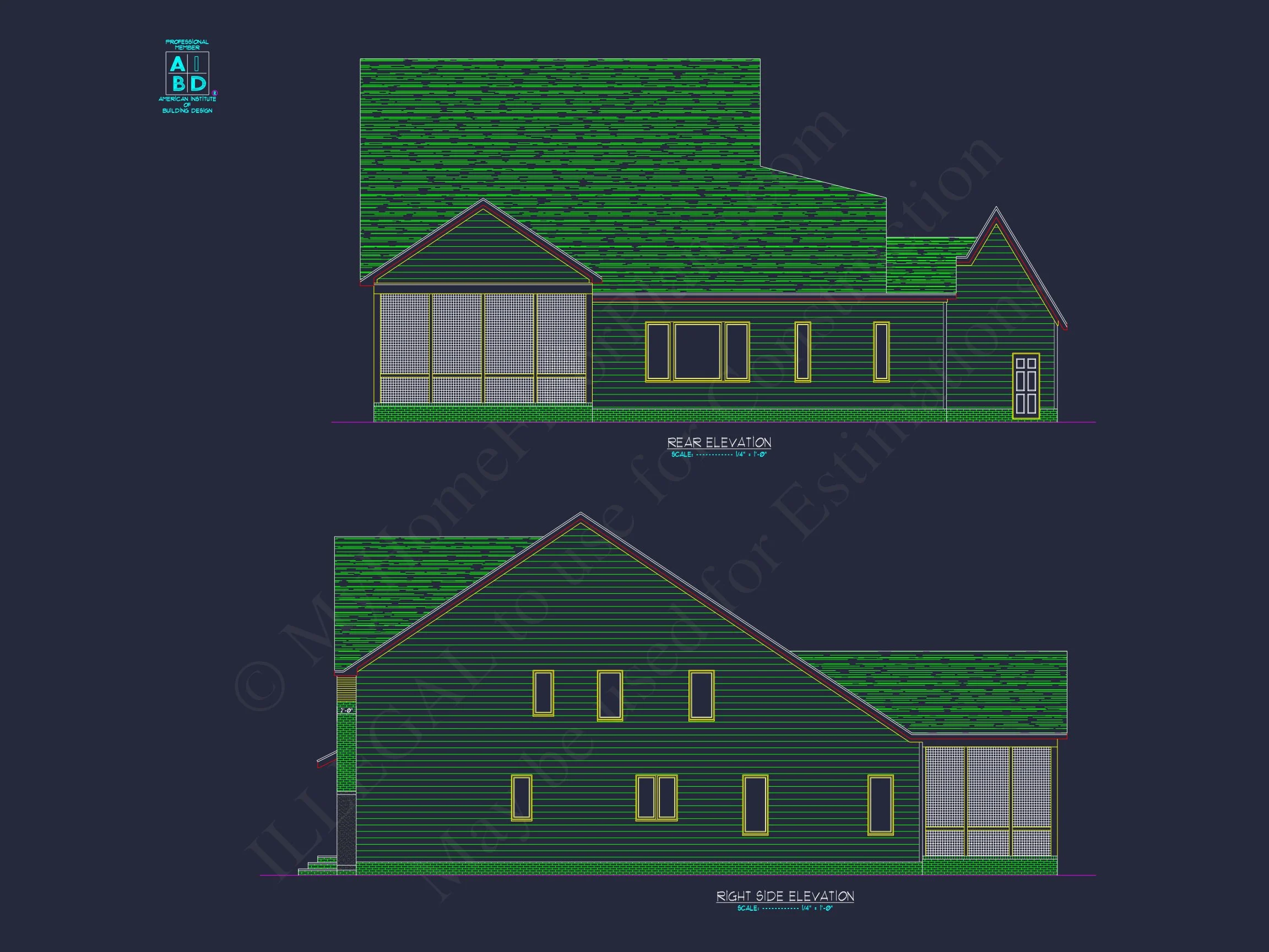 20-1205 HOUSE PLAN - Spacious Tudor-Inspired Floor Plan with 4 Bedrooms and 3 Garages 3 Spacious Tudor-Inspired Floor Plan with 4 Bedrooms and 3 Garages