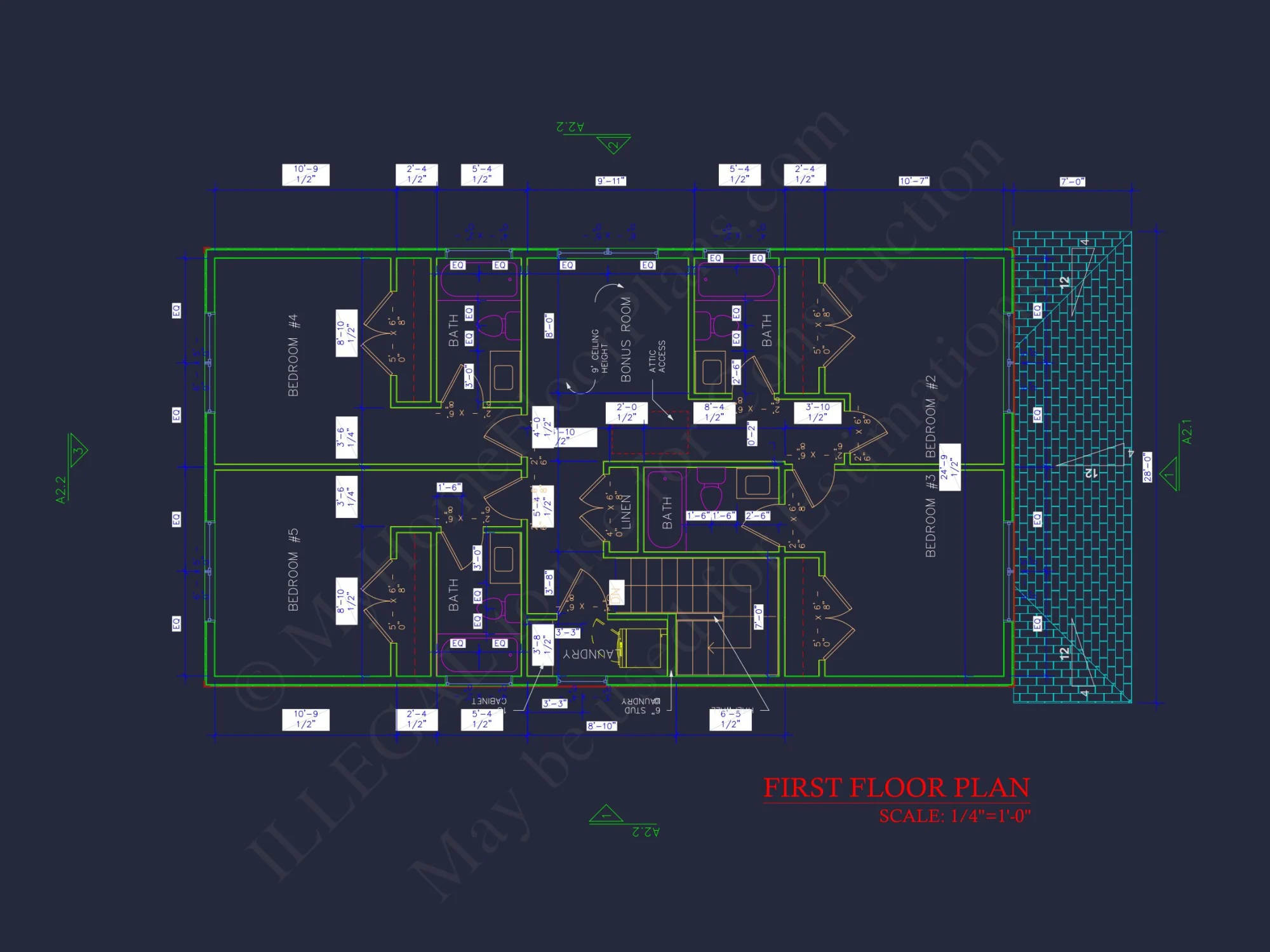 Charming house Plan with 5 Bedrooms and Modern Floor Designs