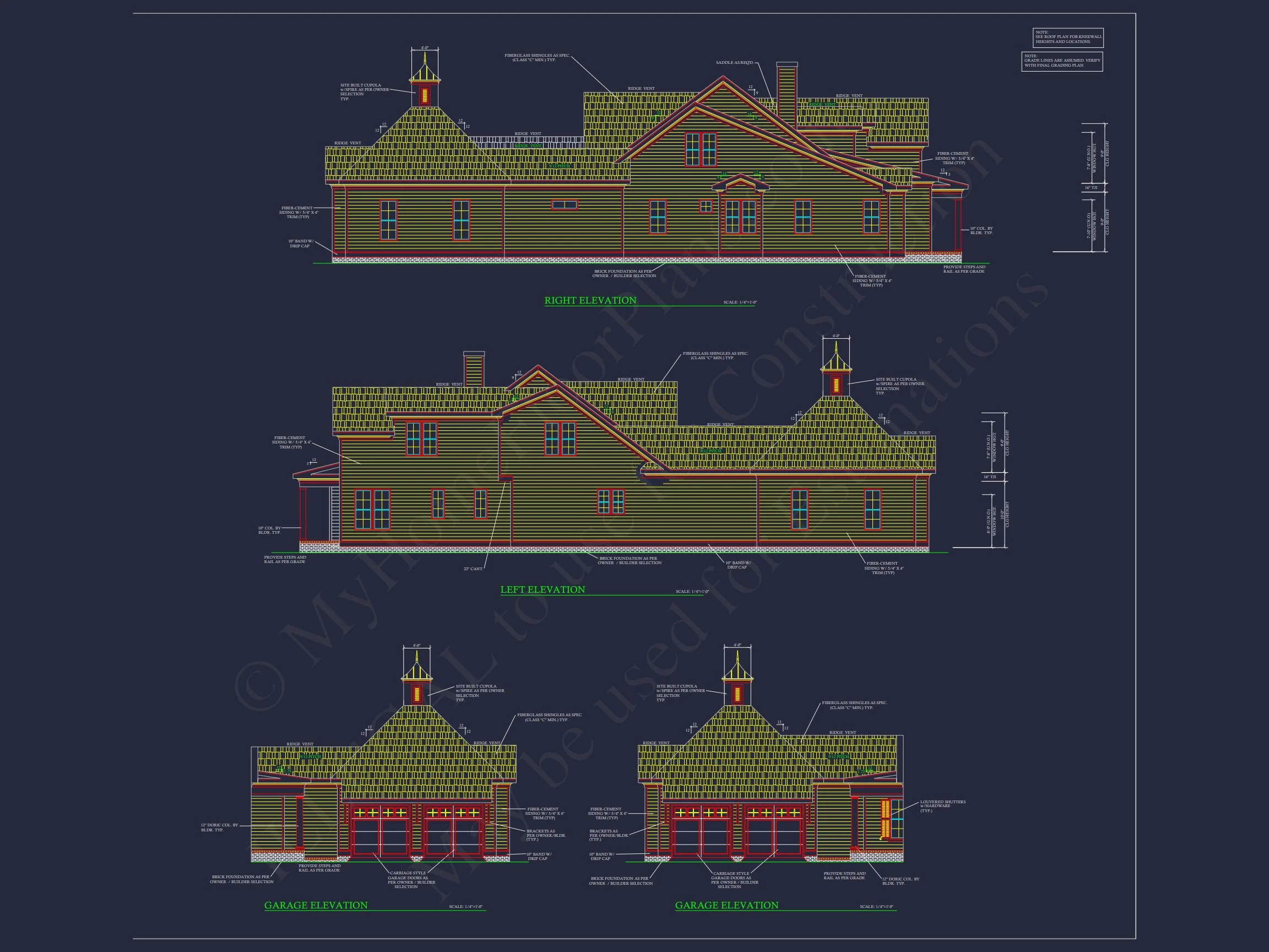 20-1001 HOUSE PLAN - Stunning House Plan with 2 Floors, CAD Blueprint & Designs 3 Stunning house Plan with 2 Floors, CAD Blueprint & Designs