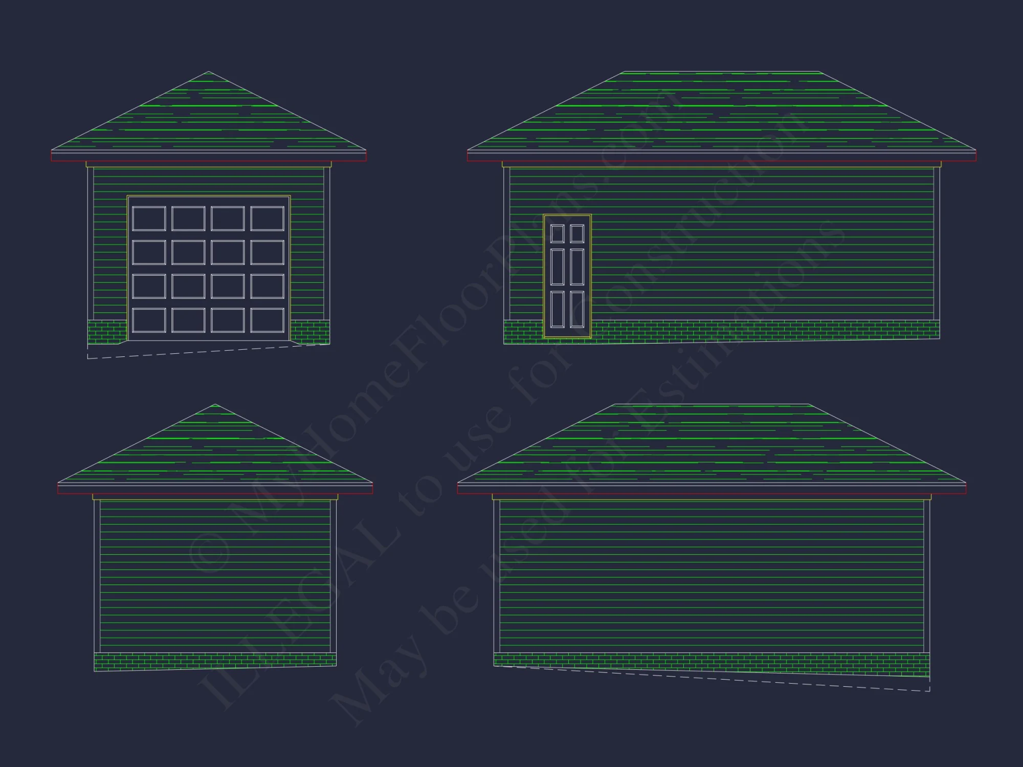Stunning Modern Craftsman house Plan with CAD Designs