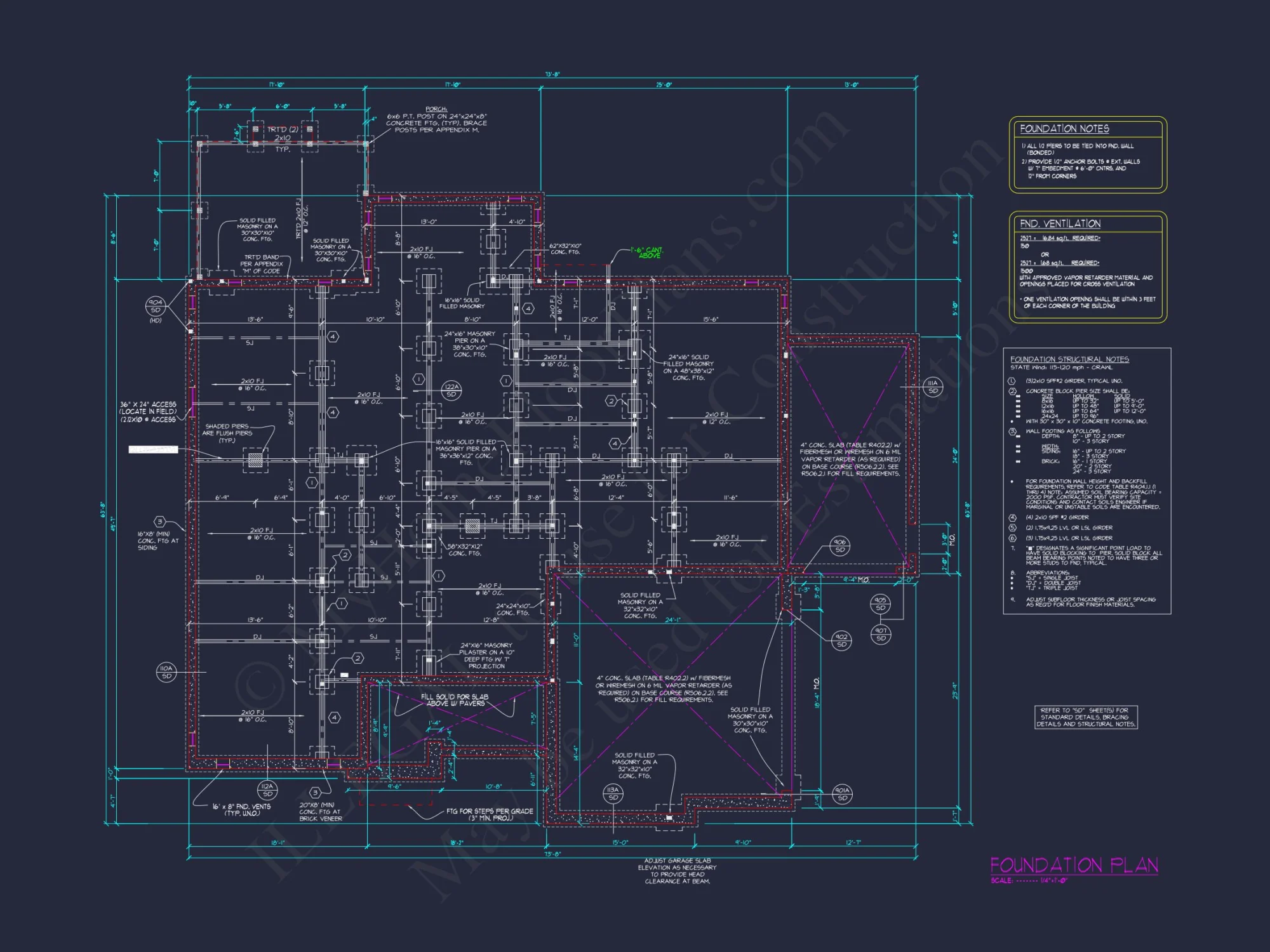 Spacious Two-Story house Plan with CAD Design and Blueprint
