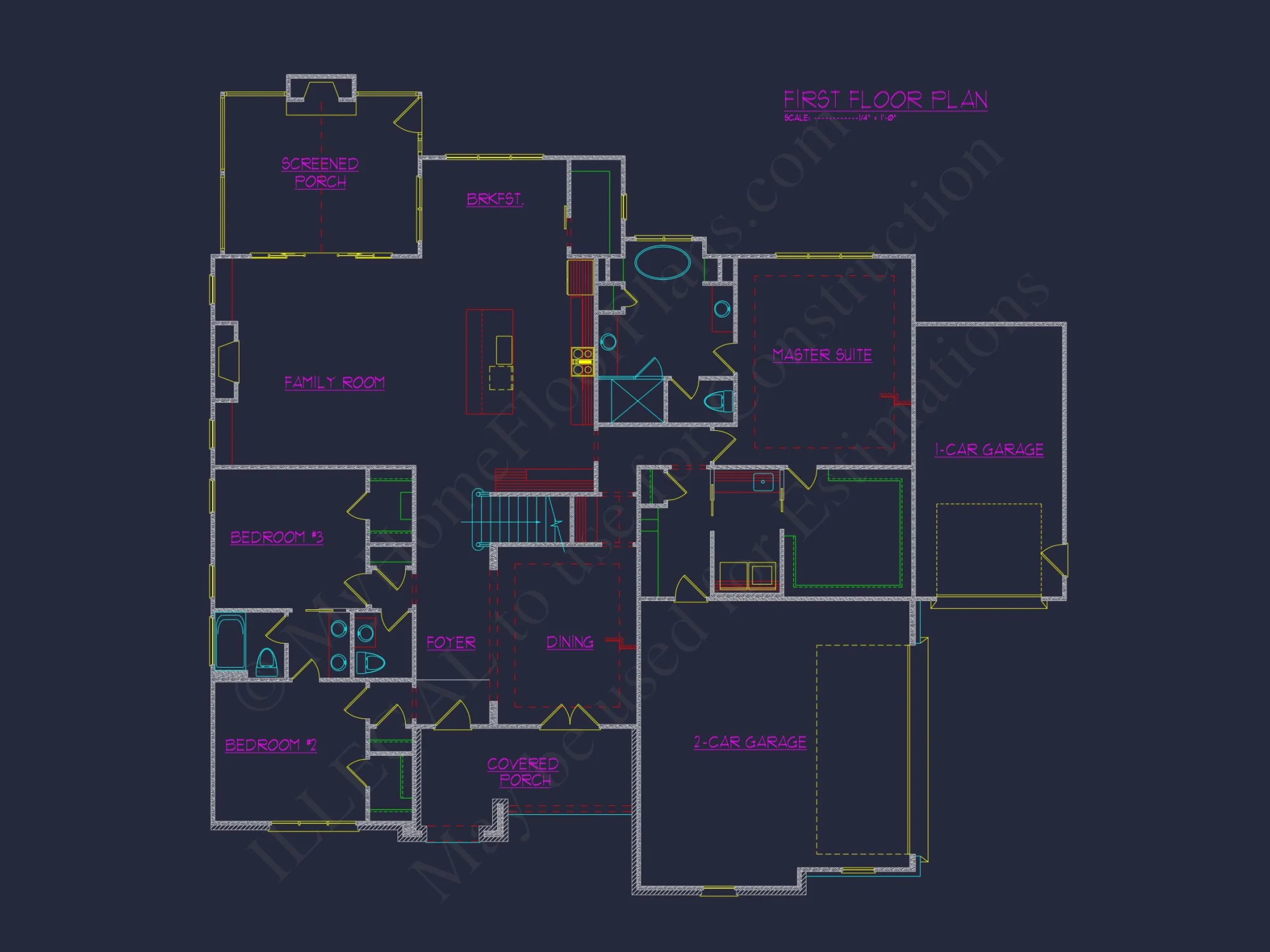 Spacious 5-Bedroom house with a Modern Craftsman Design