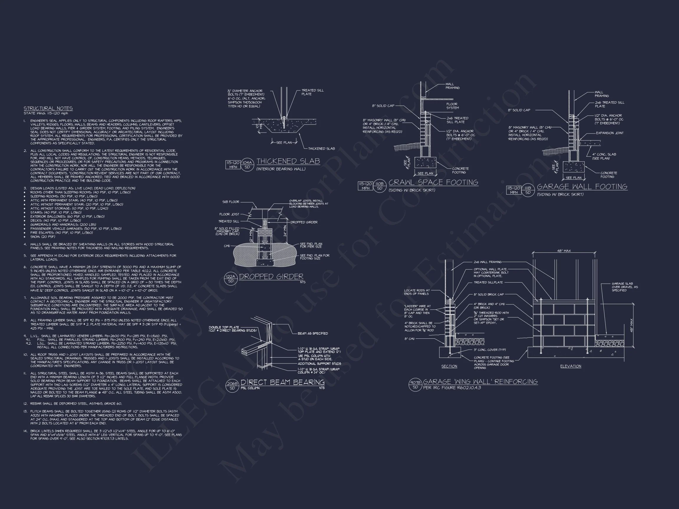 19-2305 HOUSE PLAN - Modern Farmhouse House Plan – 4 Bed, 3,361 Sq Ft, 1.5 Stories (CAD + Engineering Included) 17 Stunning house Floor Plan with 4 Beds, 4 Baths & Bonus Room