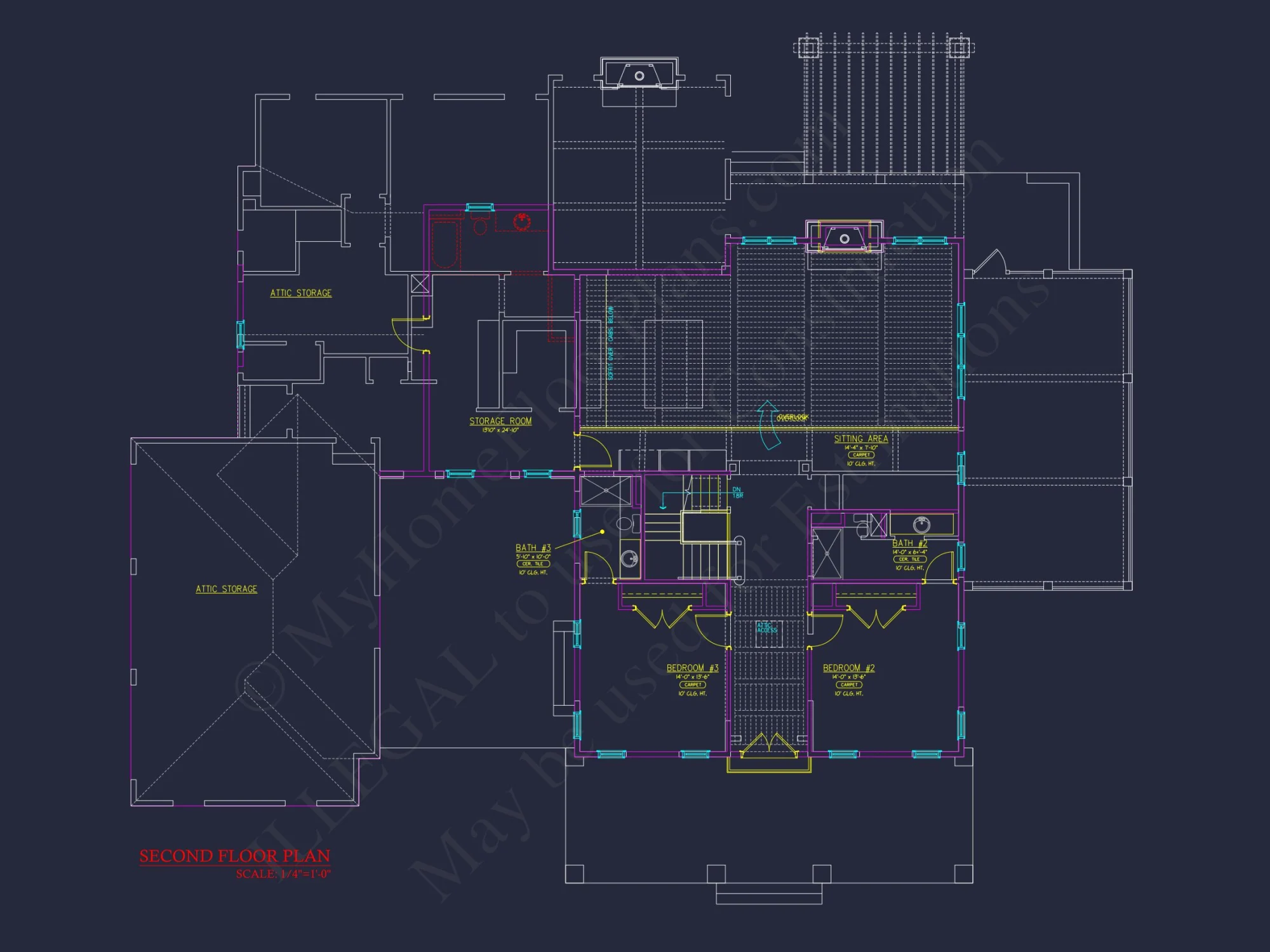 Elegant house Plan: Detailed Blueprint with CAD Architecture Designs