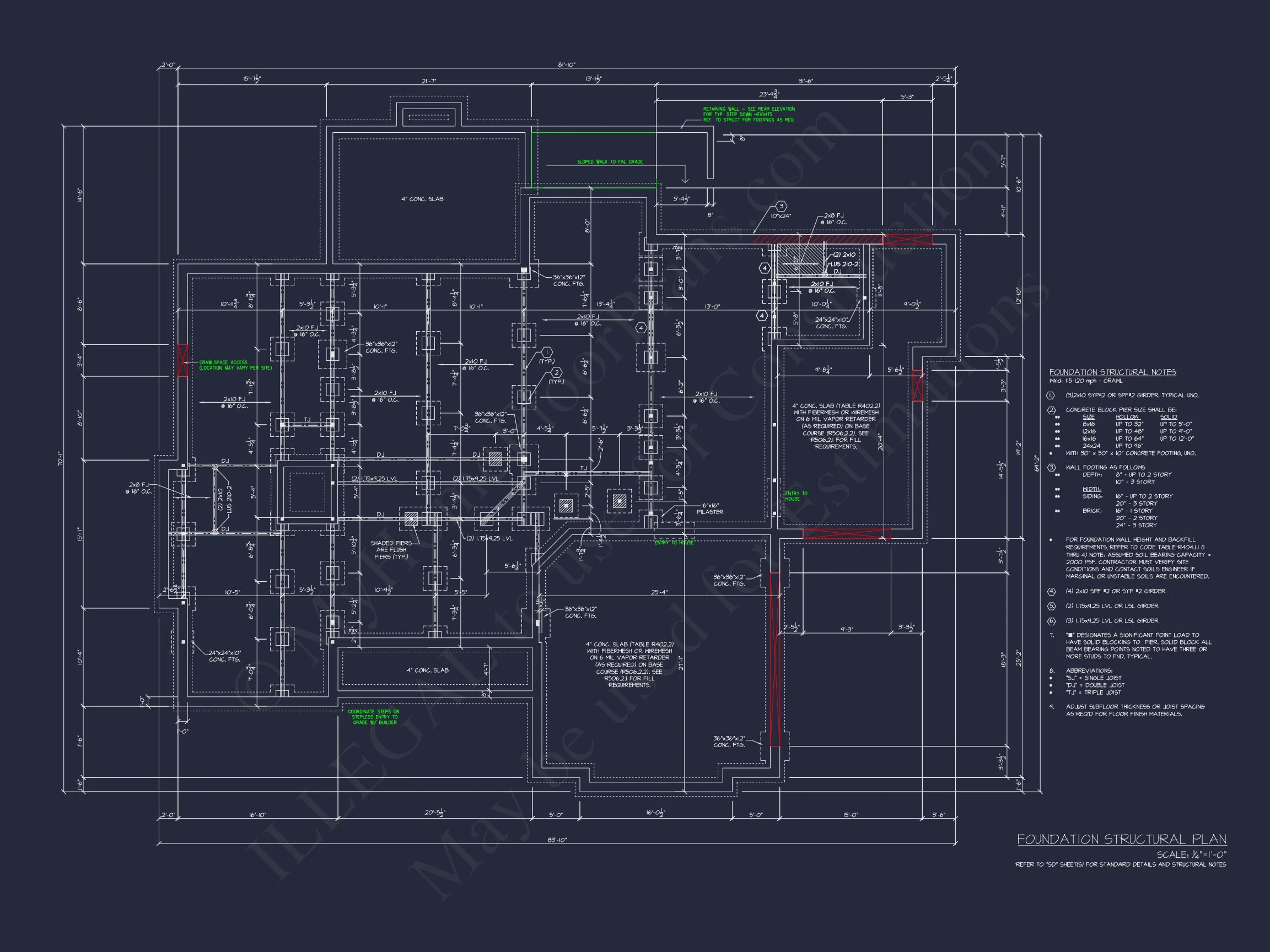 19-2083 HOUSE PLAN - Architectural House Blueprint with CAD Designs & Floor Plans 42 Architectural house Blueprint with CAD Designs & Floor Plans
