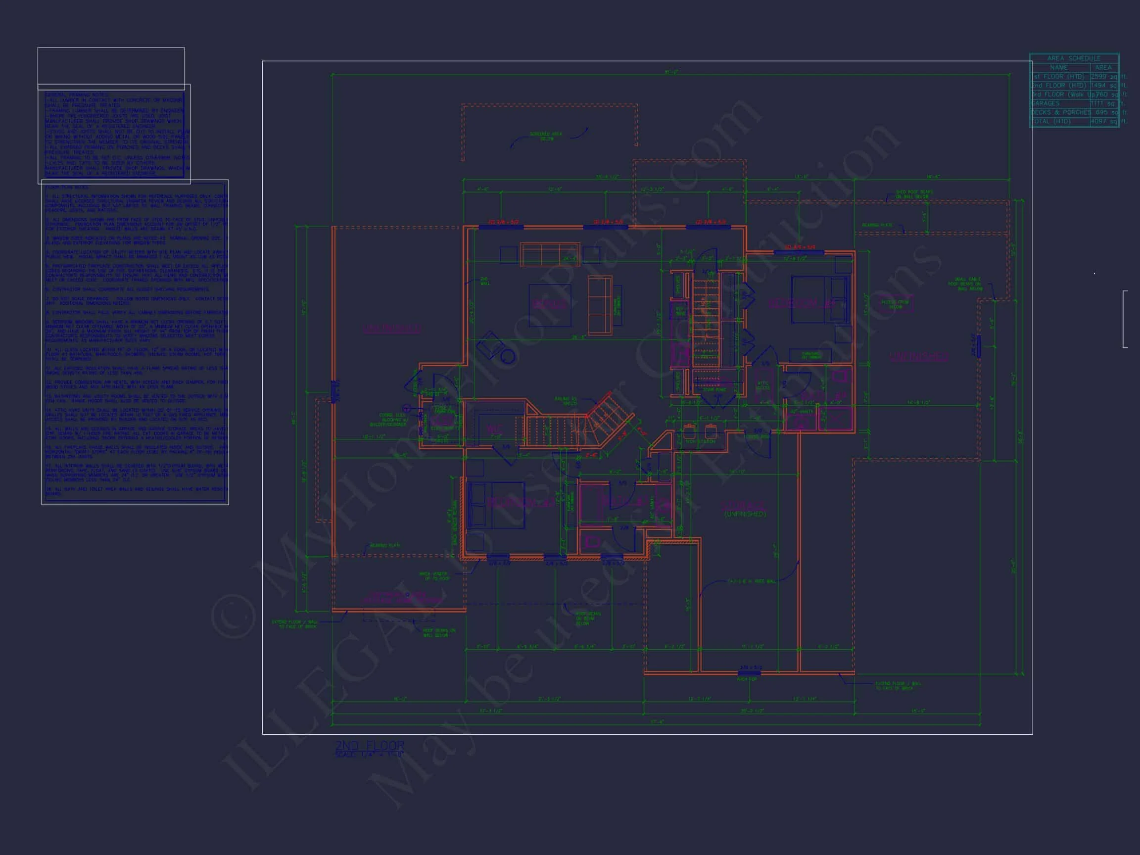 19-2083 HOUSE PLAN - Architectural House Blueprint with CAD Designs & Floor Plans 38 Architectural house Blueprint with CAD Designs & Floor Plans