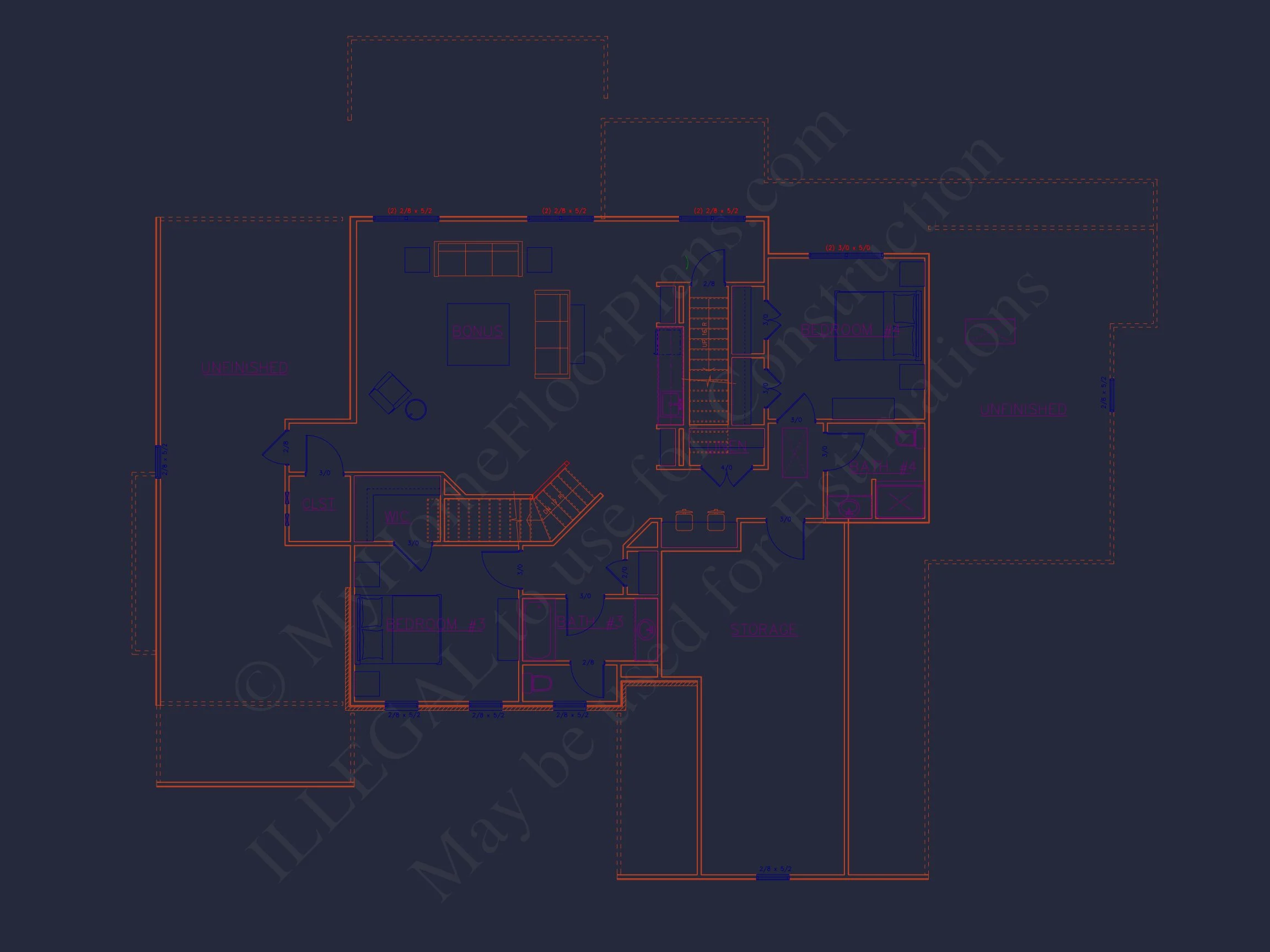 19-2083 HOUSE PLAN - Architectural House Blueprint with CAD Designs & Floor Plans 39 Architectural house Blueprint with CAD Designs & Floor Plans