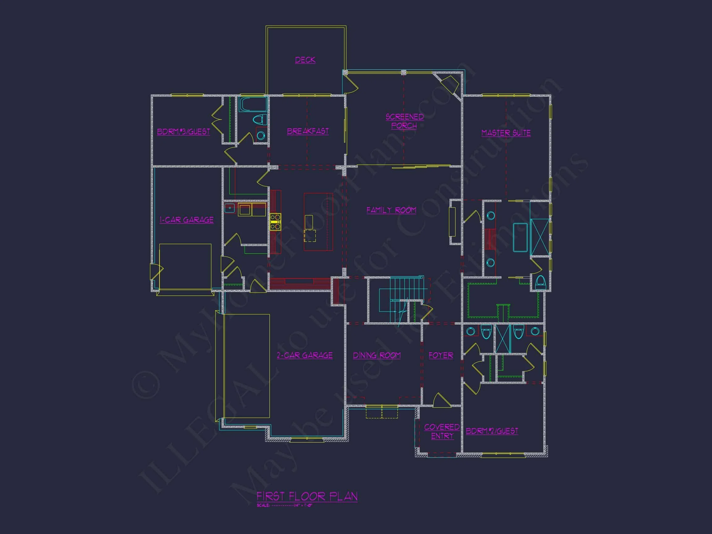 19-1996B HOUSE PLAN - House Plan Floor Blueprint with CAD Architecture Designs 11 house Plan Floor Blueprint with CAD Architecture Designs
