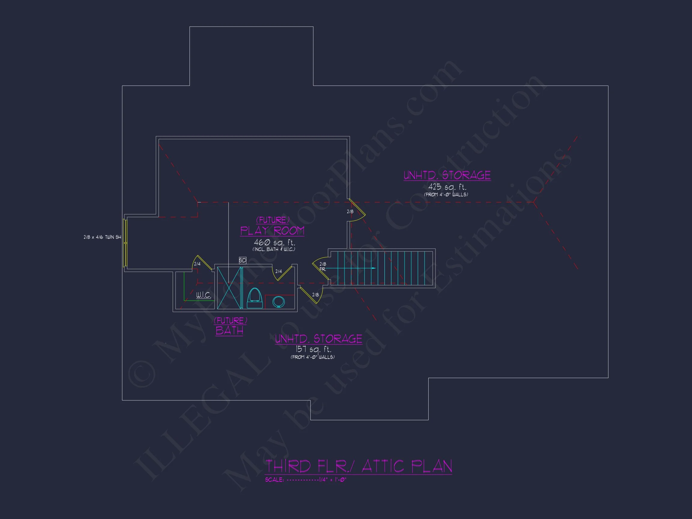 19-1976 HOUSE PLAN - Stylish House Plan with CAD Designs | Floor Plan & Blueprint 12 Stylish house Plan with CAD Designs
