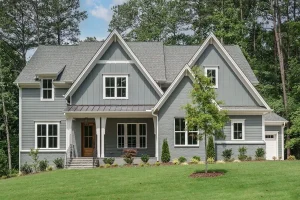 Spacious Traditional house Plan with 3 Floors and CAD Blueprint