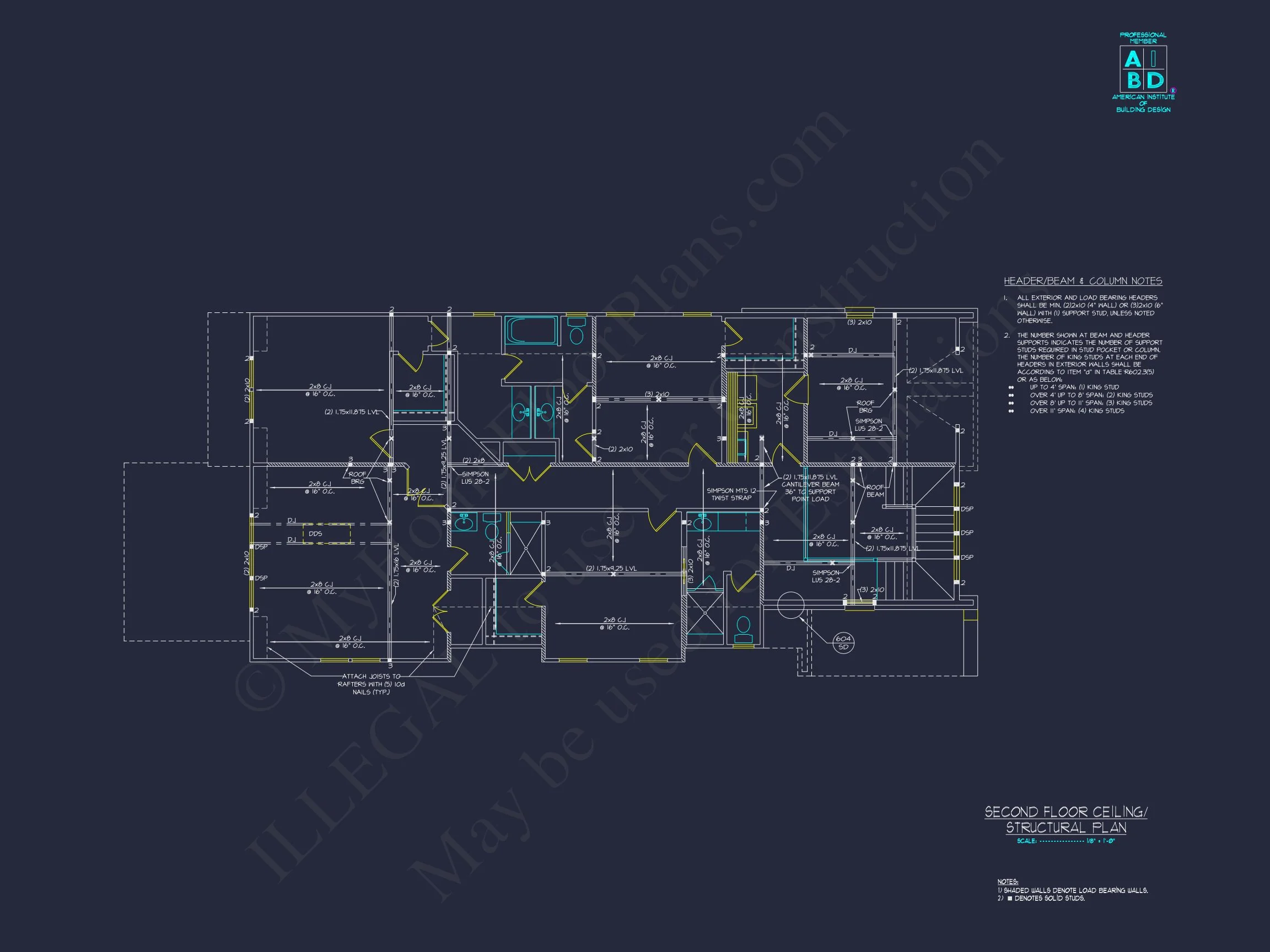 19-1615 HOUSE PLAN - Charming Two-Story House Plan with CAD Designs and Floor Blueprint 58 Charming Two-Story house Plan with CAD Designs and Floor Blueprint