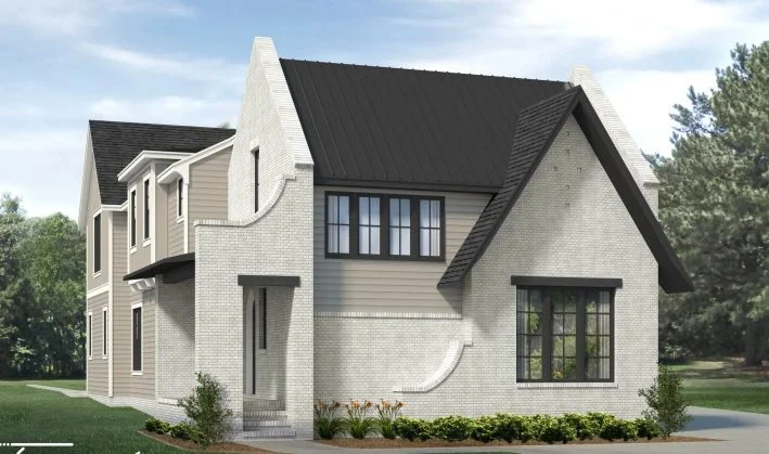 19-1615 HOUSE PLAN - Charming Two-Story House Plan with CAD Designs and Floor Blueprint 2 Charming Two-Story house Plan with CAD Designs and Floor Blueprint