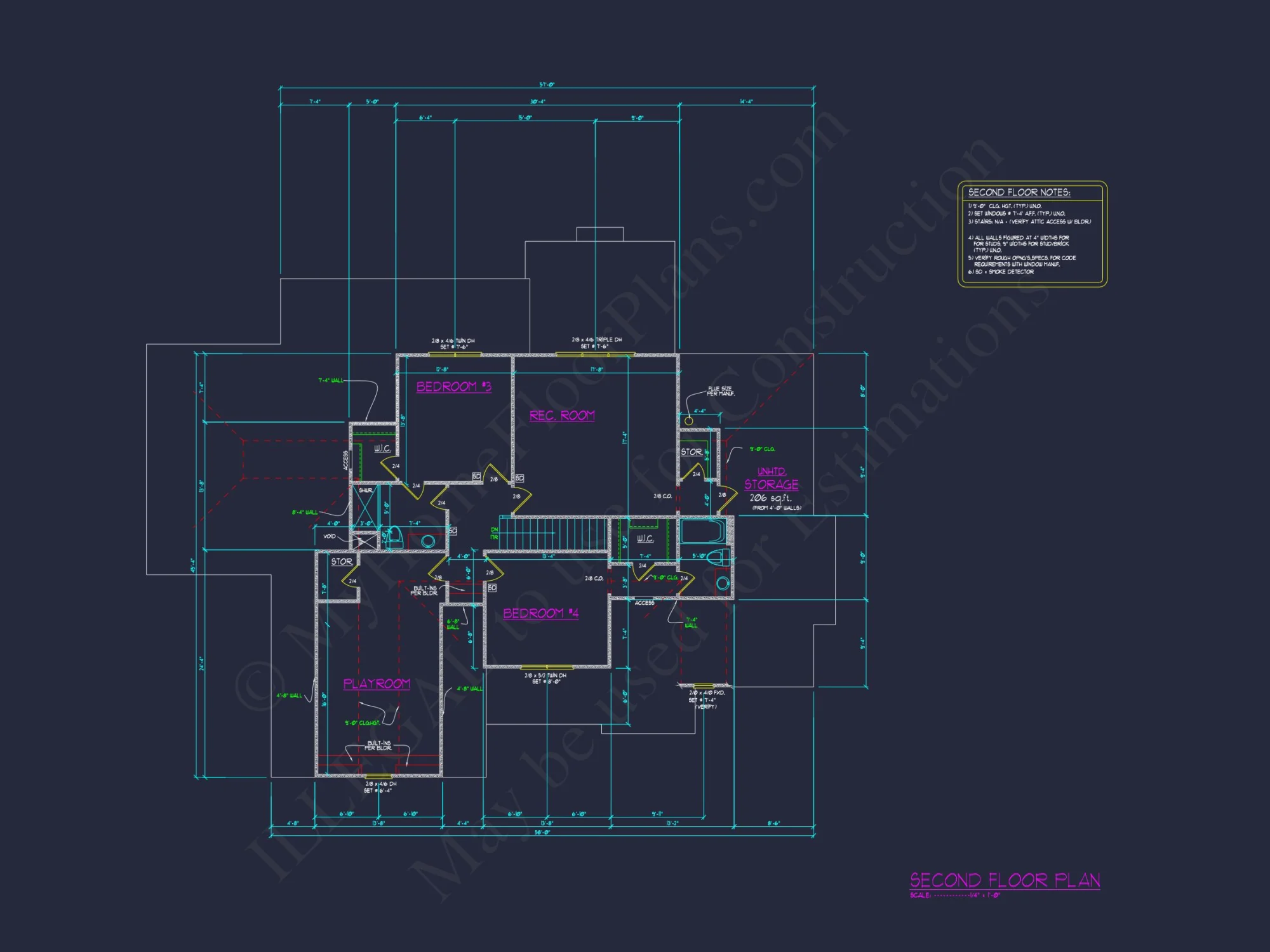 Craftsman house Floor Plan with Spacious Garage and Open Layout