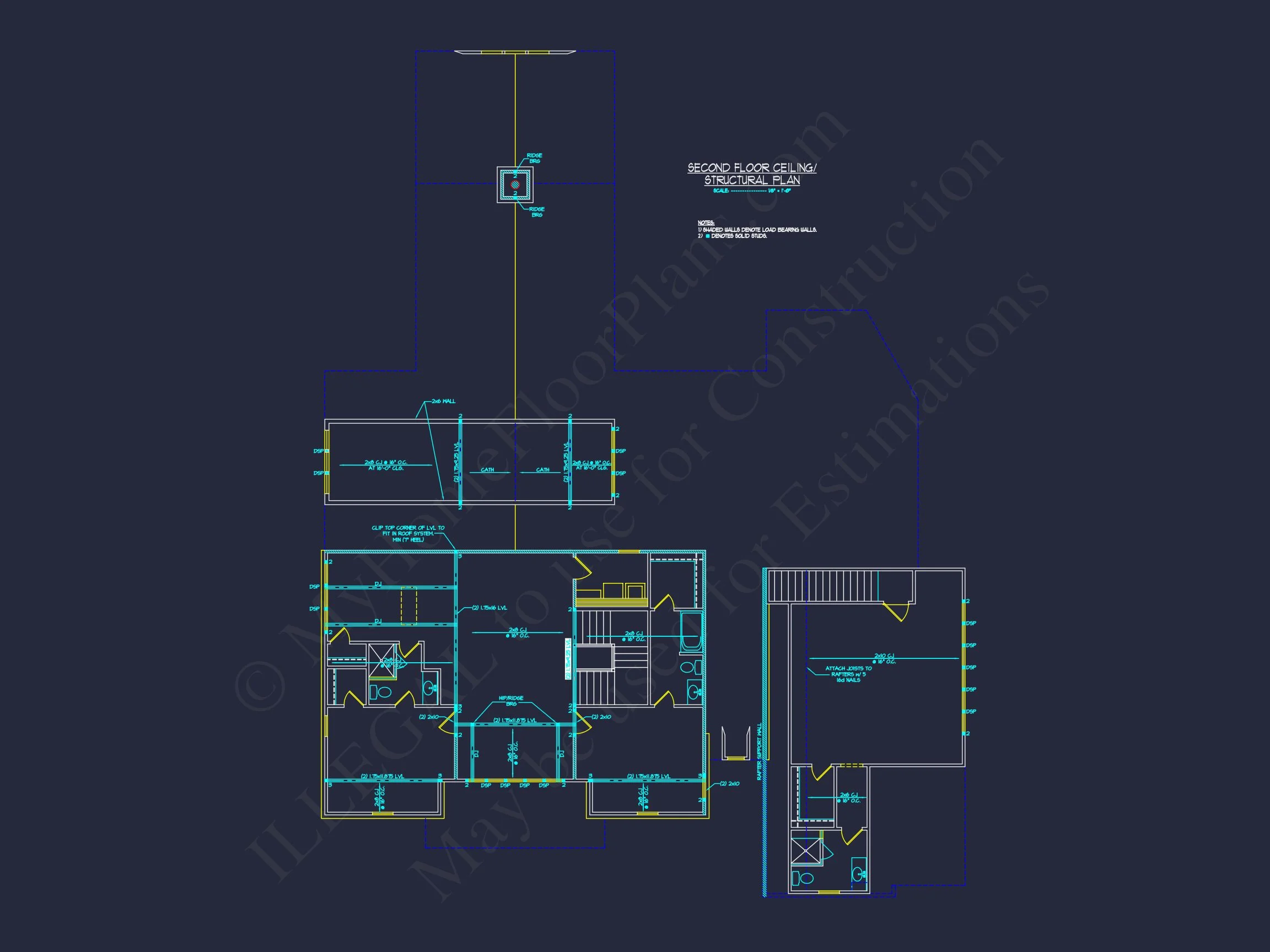 19-1299 HOUSE PLAN - Modern Farmhouse Plan - 4-Bed, 3.5-Bath, 3,200 SF 10 Modern Craftsman house Design with Detailed Floor Plans & CAD