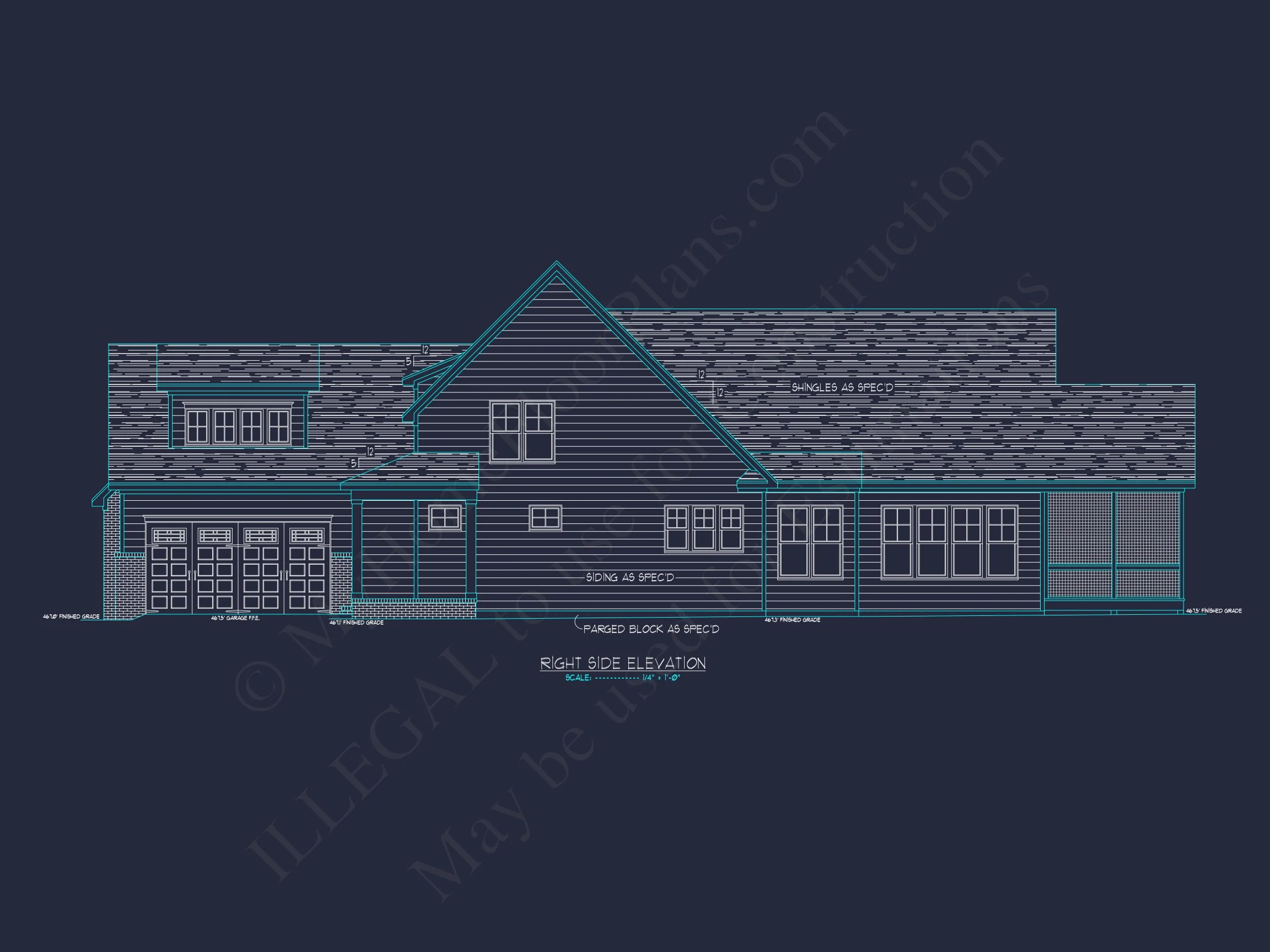 19-1246B HOUSE PLAN - Spacious House Plan with CAD Blueprints & Modern Designs 49 Spacious house Plan with CAD Blueprints & Modern Designs