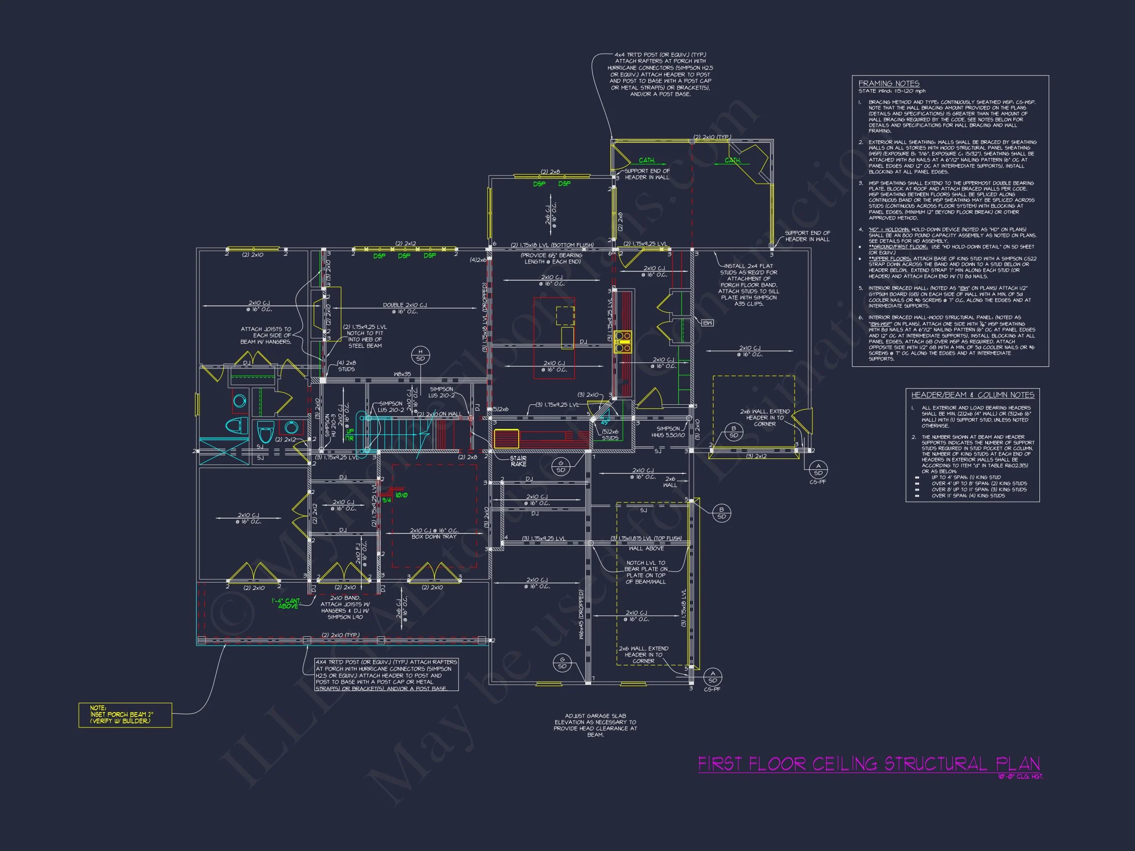 19-1190B HOUSE PLAN - Elegant 3-Story House Plan with CAD Floor Designs & Blueprint 37 Elegant 3-Story house Plan with CAD Floor Designs & Blueprint