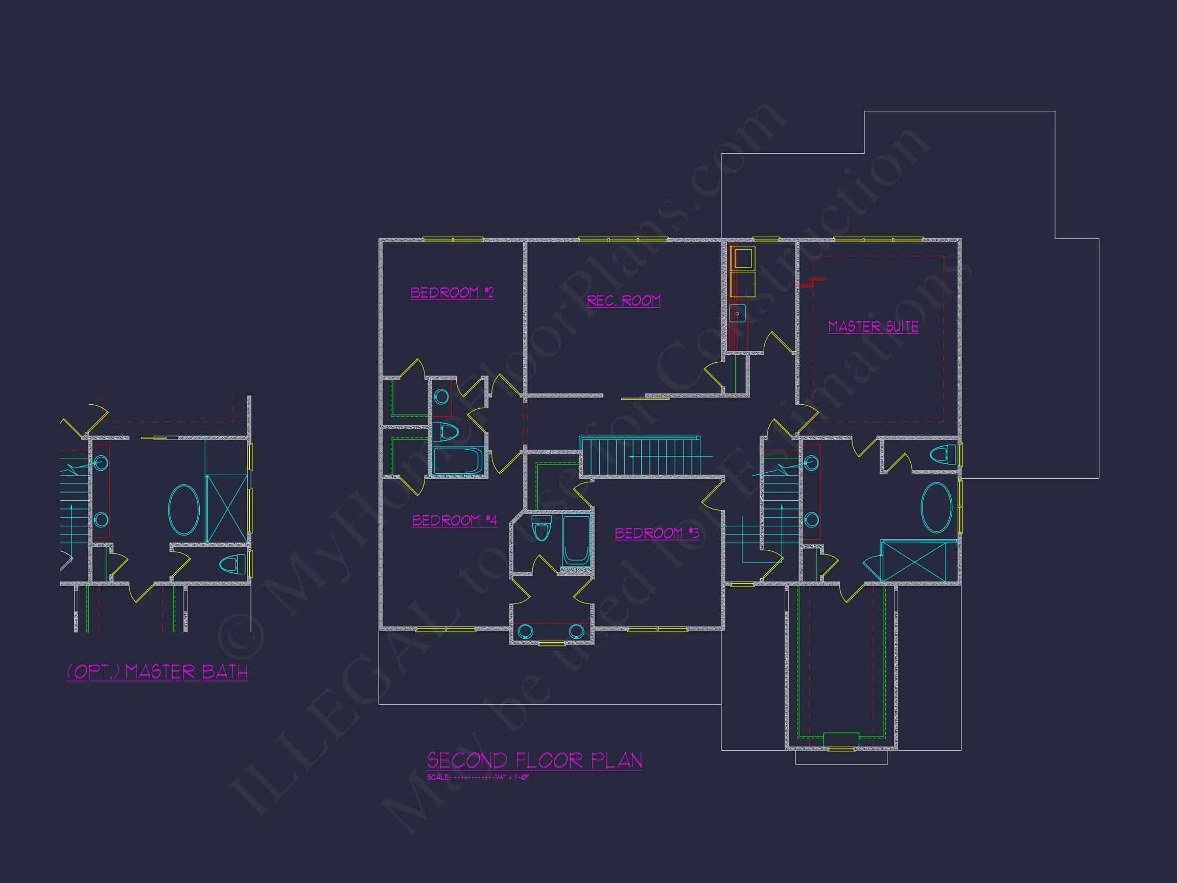 19-1190B HOUSE PLAN - Elegant 3-Story House Plan with CAD Floor Designs & Blueprint 31 Elegant 3-Story house Plan with CAD Floor Designs & Blueprint