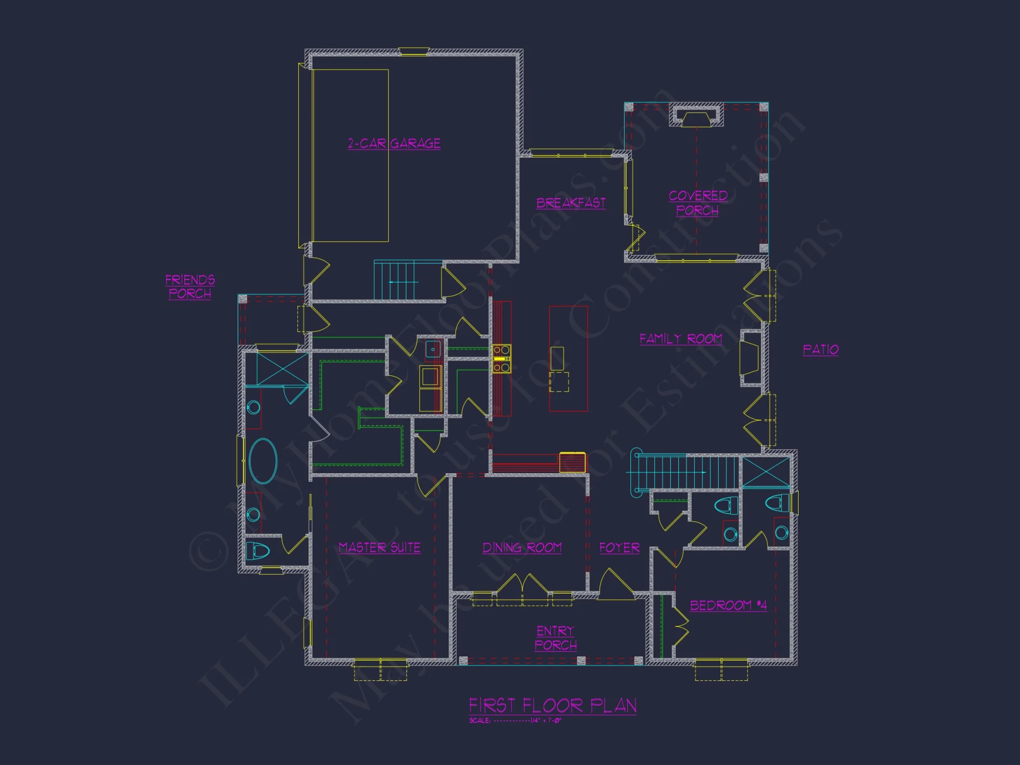 Timeless house Plan with Spacious Floor Designs and CAD Blueprints