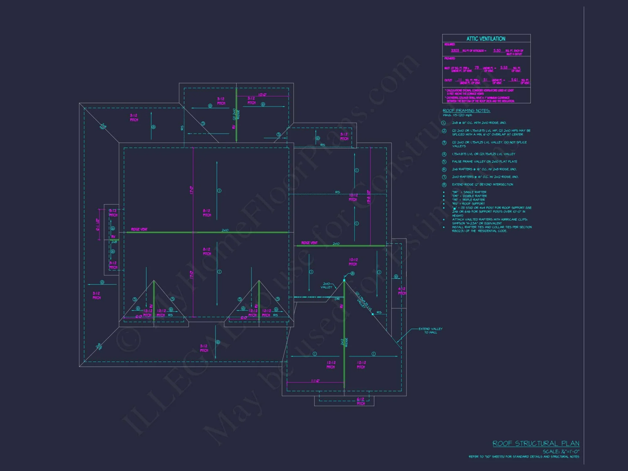 Modern Country house Plan with Spacious Floor Designs